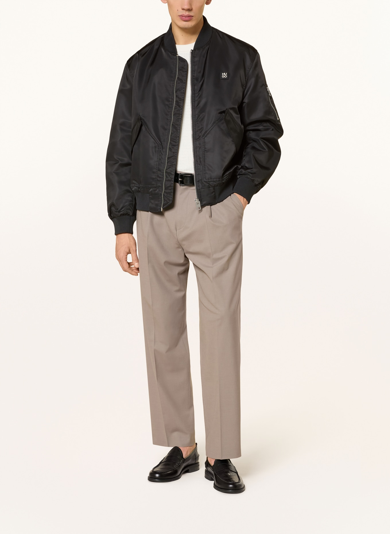 HUGO Blouson BADAM: SCHWARZ