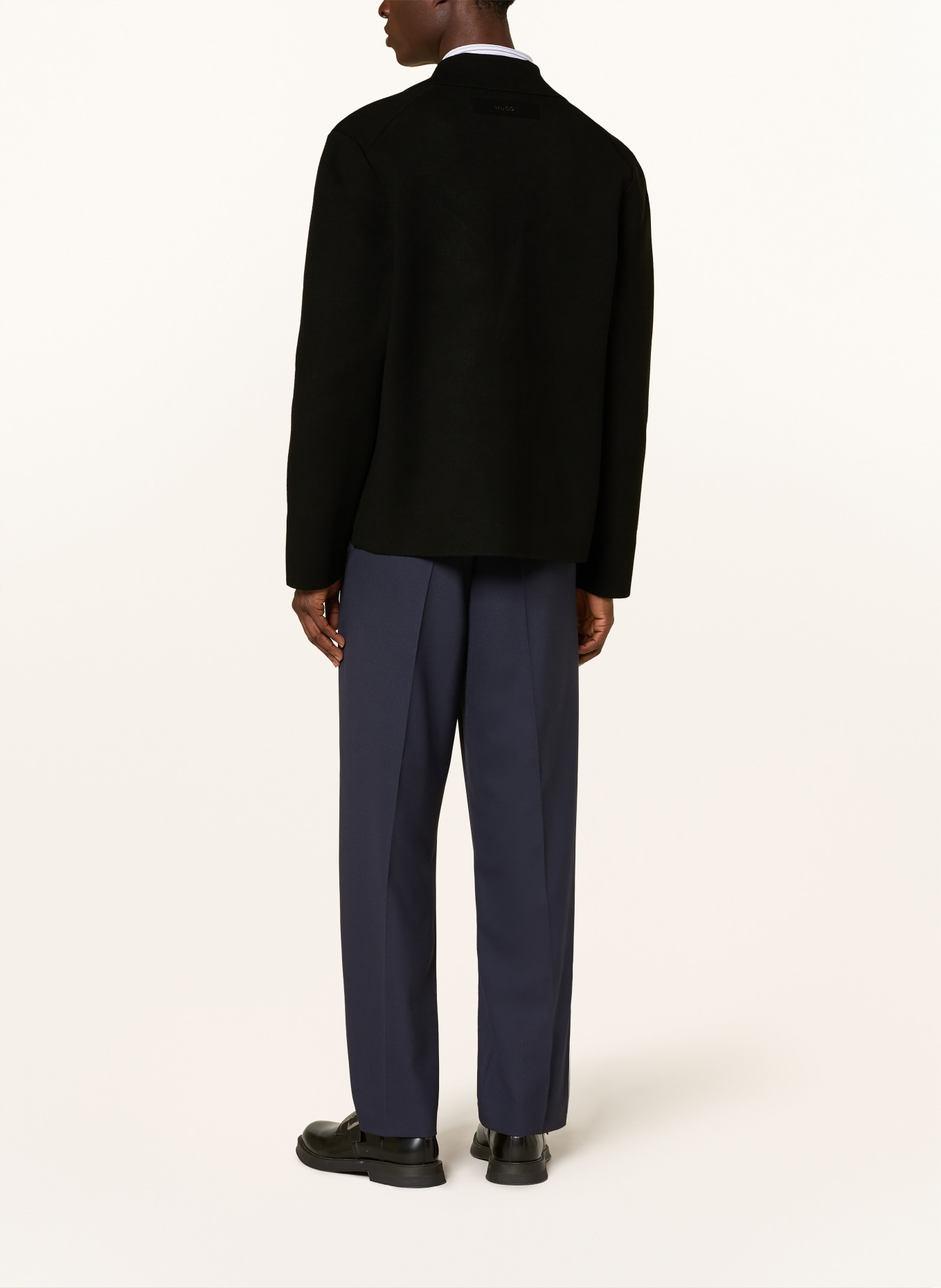 HUGO Strickjacke SITON: SCHWARZ