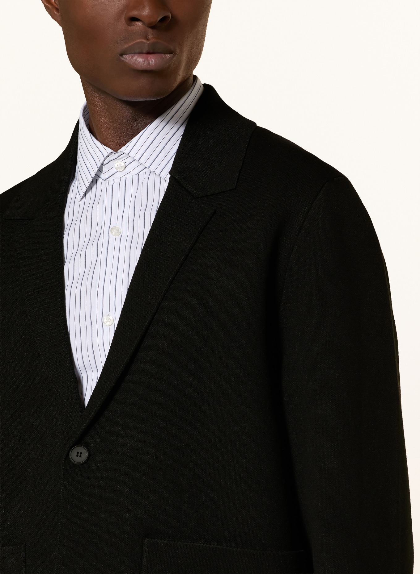 HUGO Strickjacke SITON: SCHWARZ