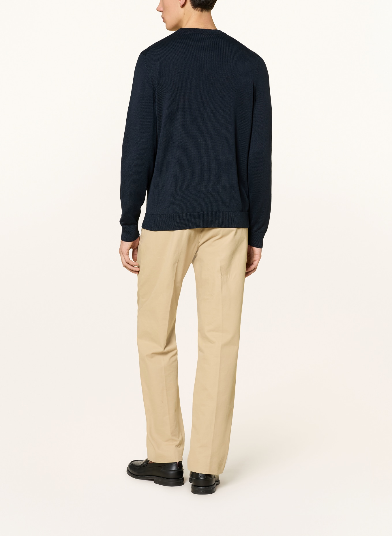 HUGO Pullover SAN CASSIUS: DUNKELBLAU