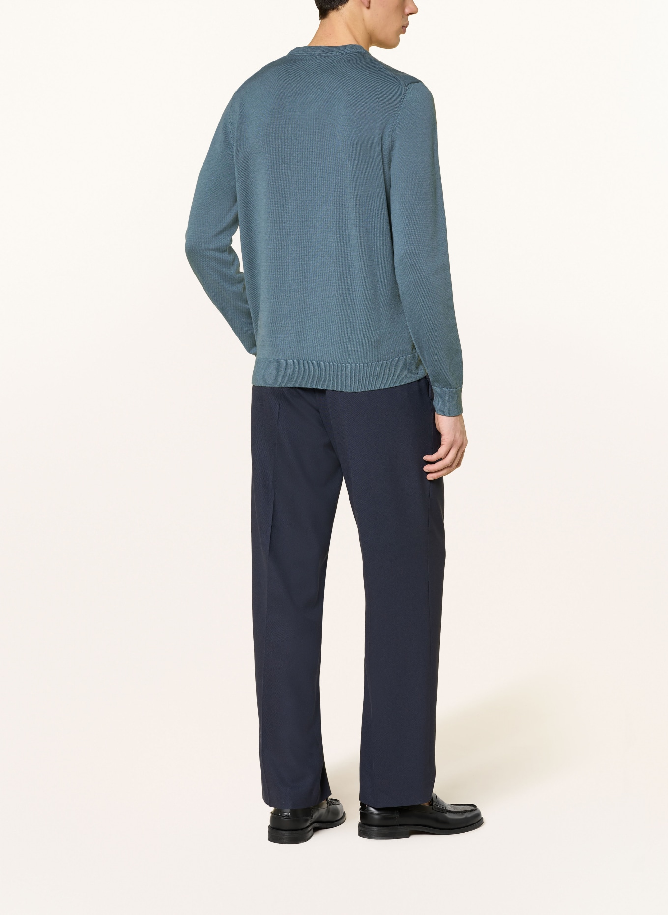 HUGO Pullover SAN CASSIUS: BLAU