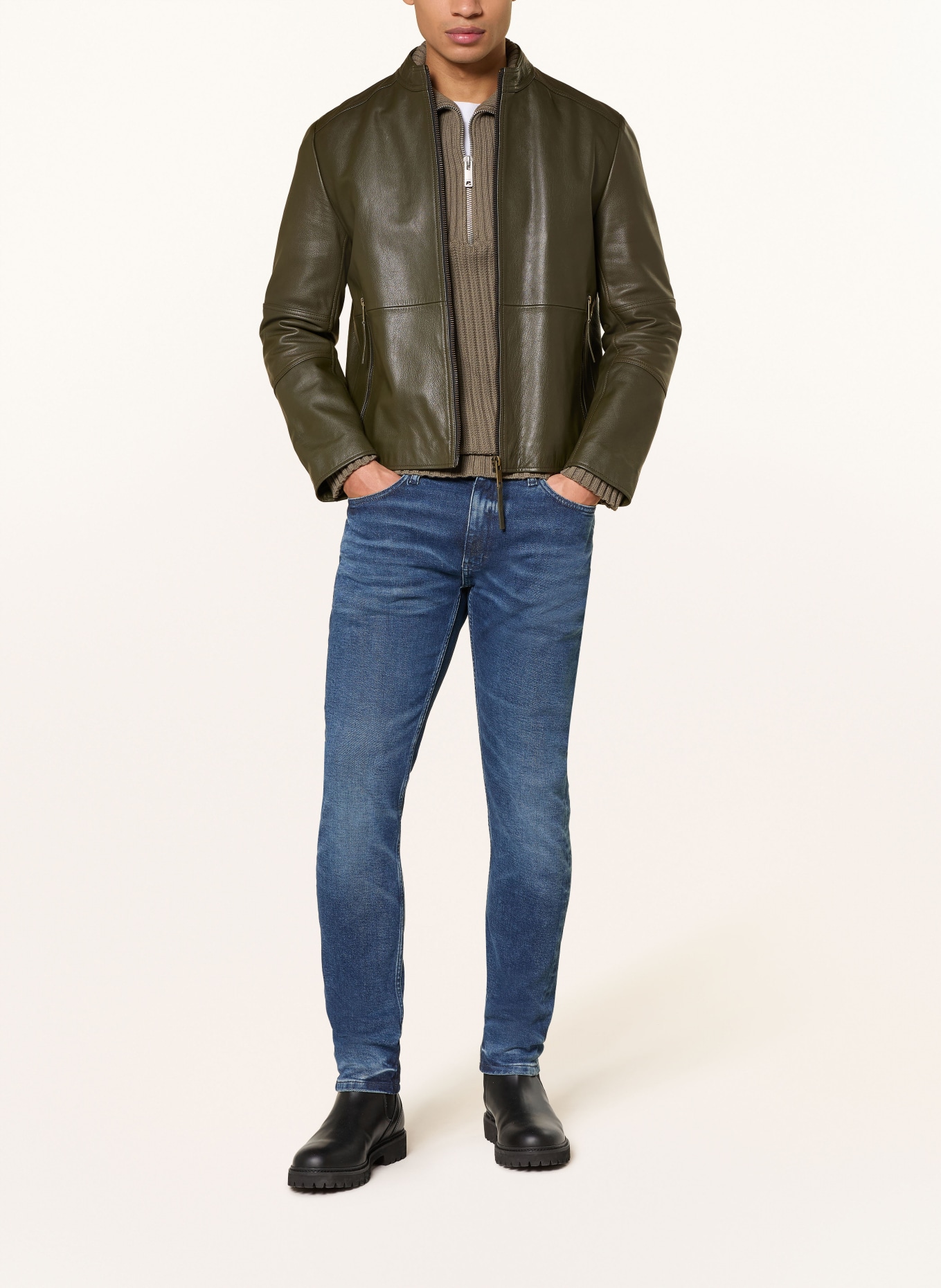 HUGO Jeans 734 Extra Slim Fit: 415 NAVY