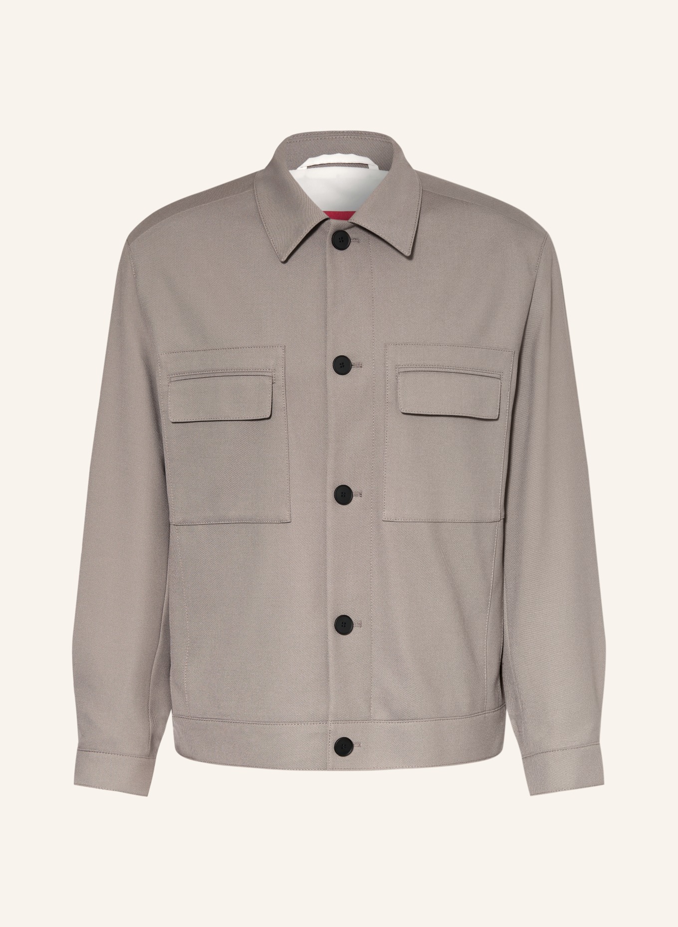 HUGO Overjacket JULIANO: TAUPE
