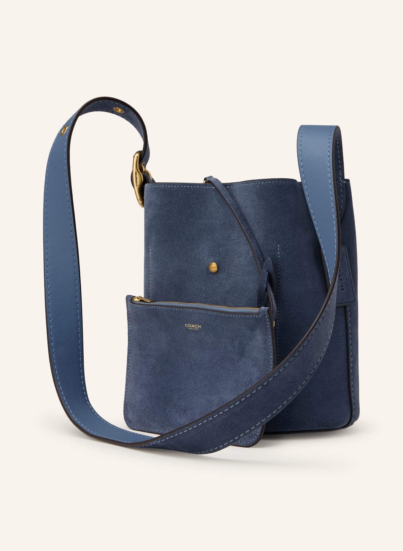COACH Taška BLEECKER s pouzdrem: MODRÁ