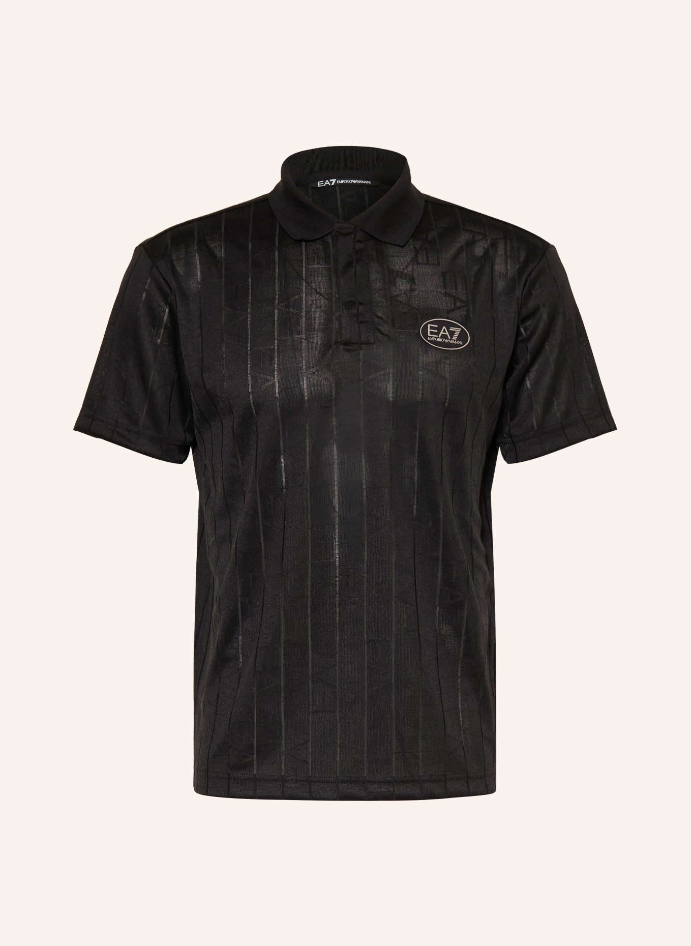 EA7 EMPORIO ARMANI Funktions-Poloshirt PRO: SCHWARZ
