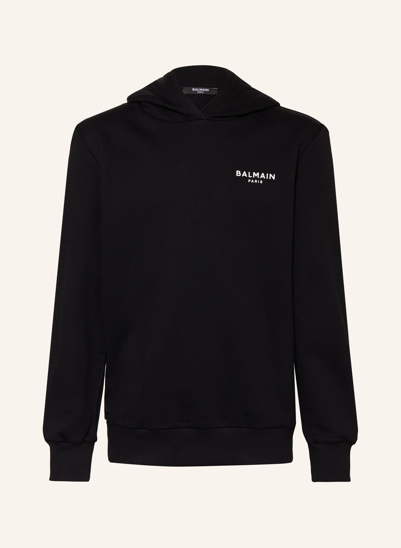 BALMAIN Hoodie: SCHWARZ