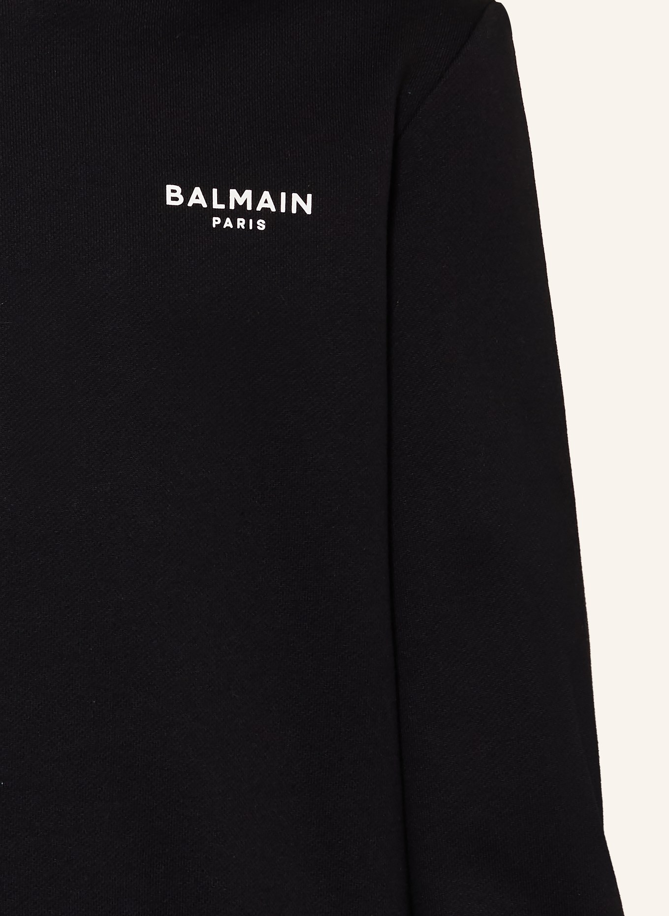 BALMAIN Hoodie: SCHWARZ