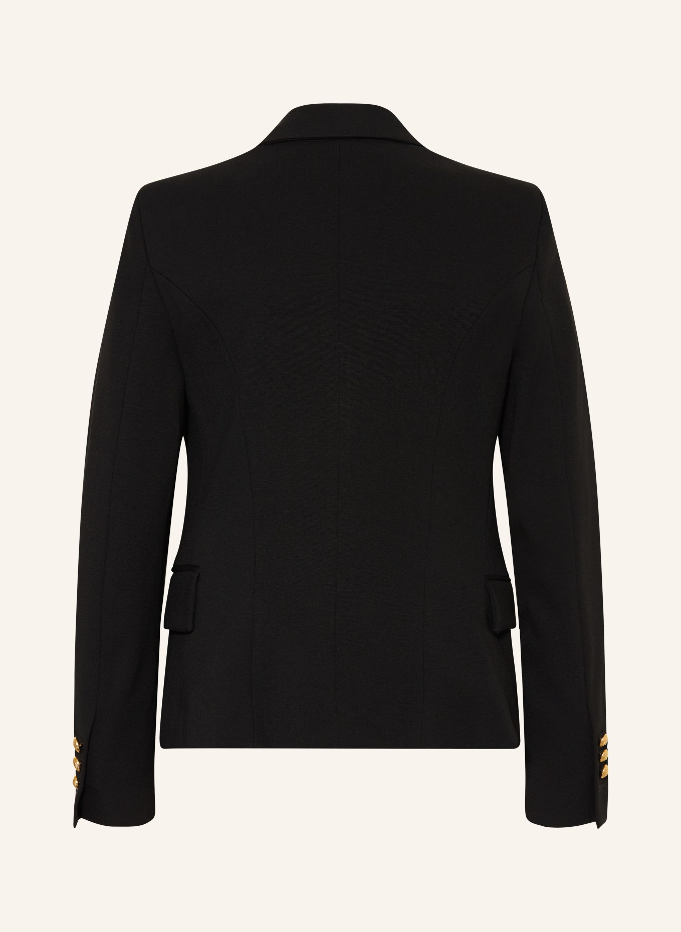 BALMAIN Jersey blazer: BLACK