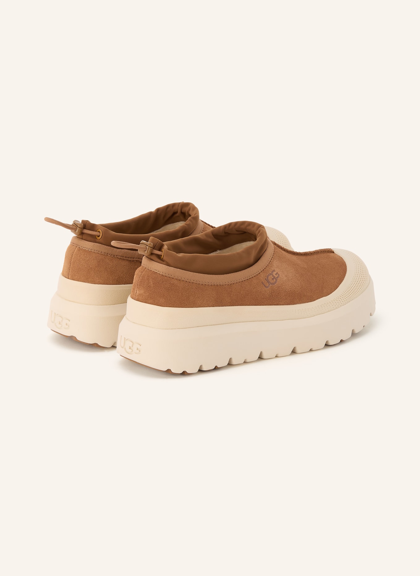 UGG Slipper TASMAN WEATHER HYBRID: BRAUN / CREME