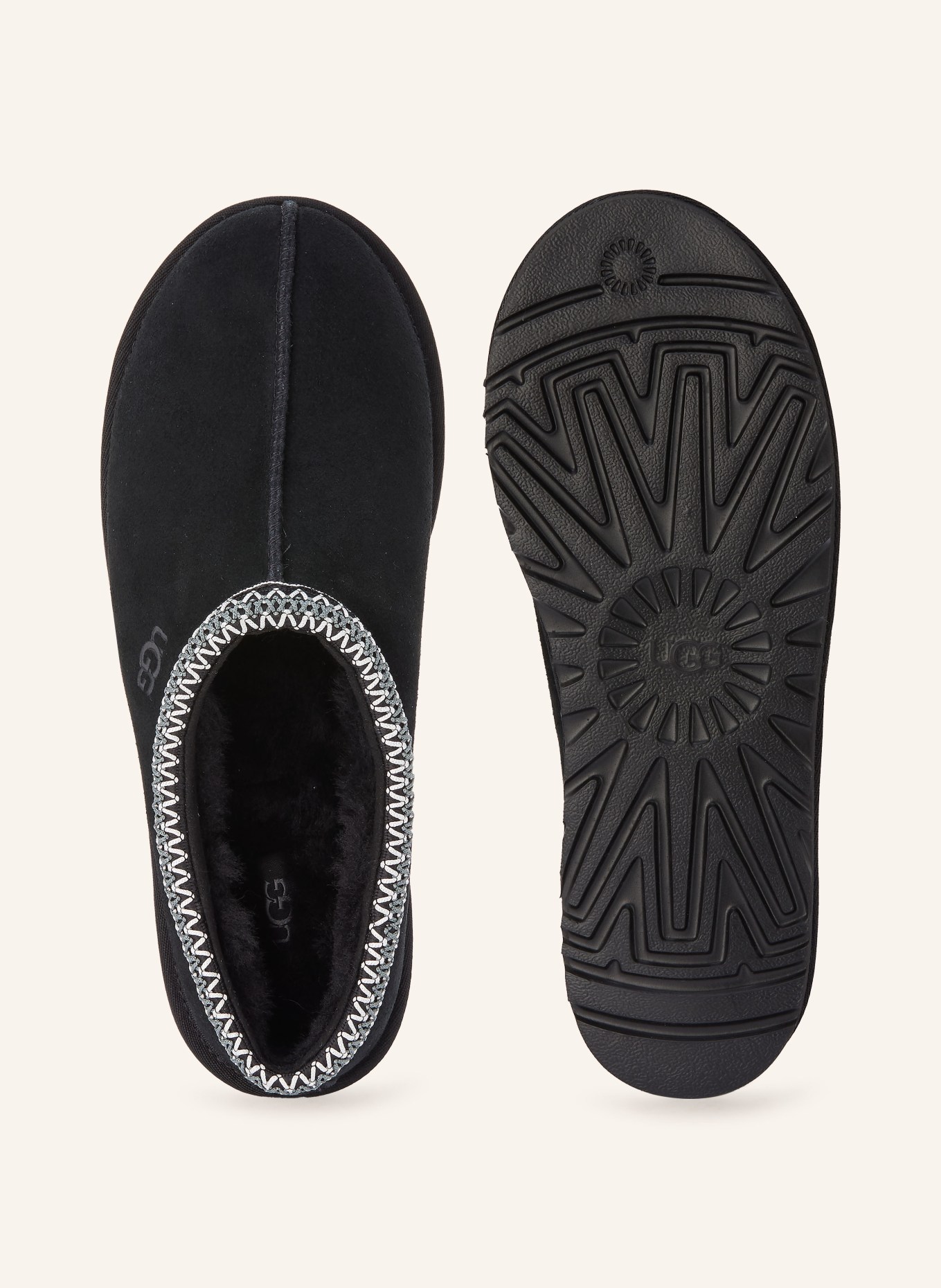 UGG Pantoletten TASMAN II: SCHWARZ