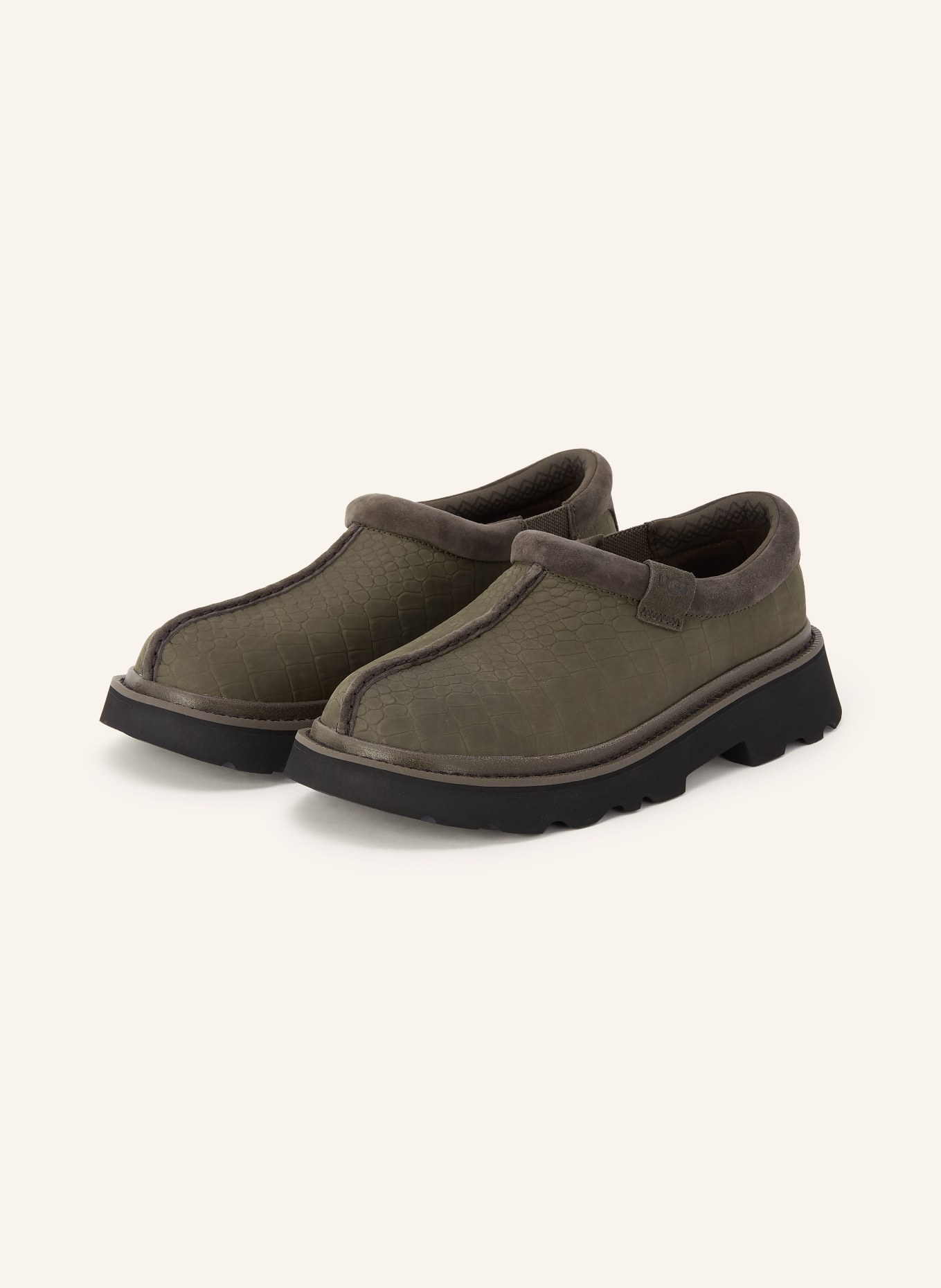UGG Slipper TASMAN LUG: DUNKELGRAU