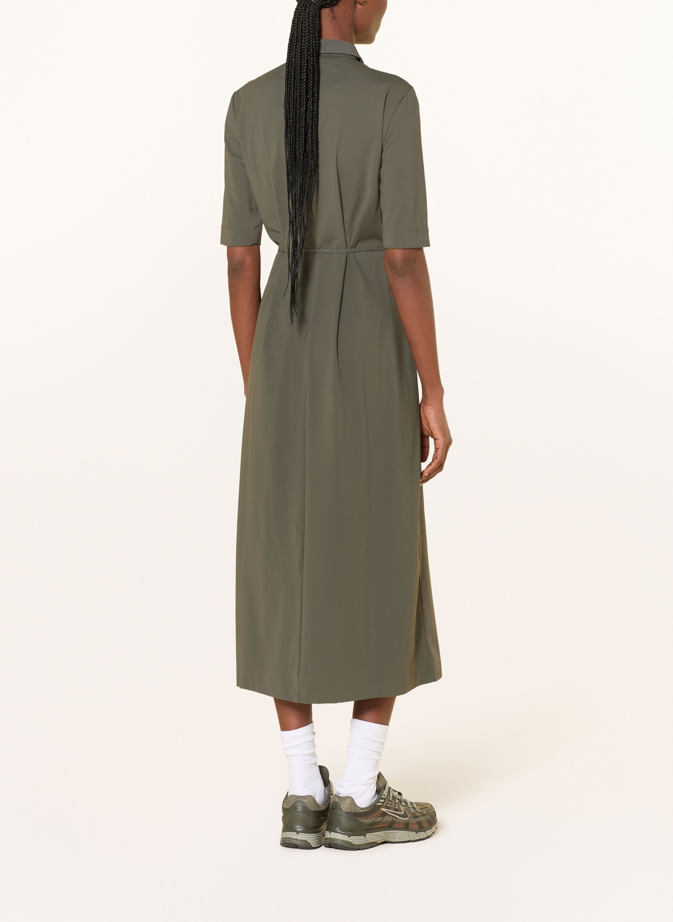 JEANNE BARET Košilové šaty SUMATRA: KHAKI