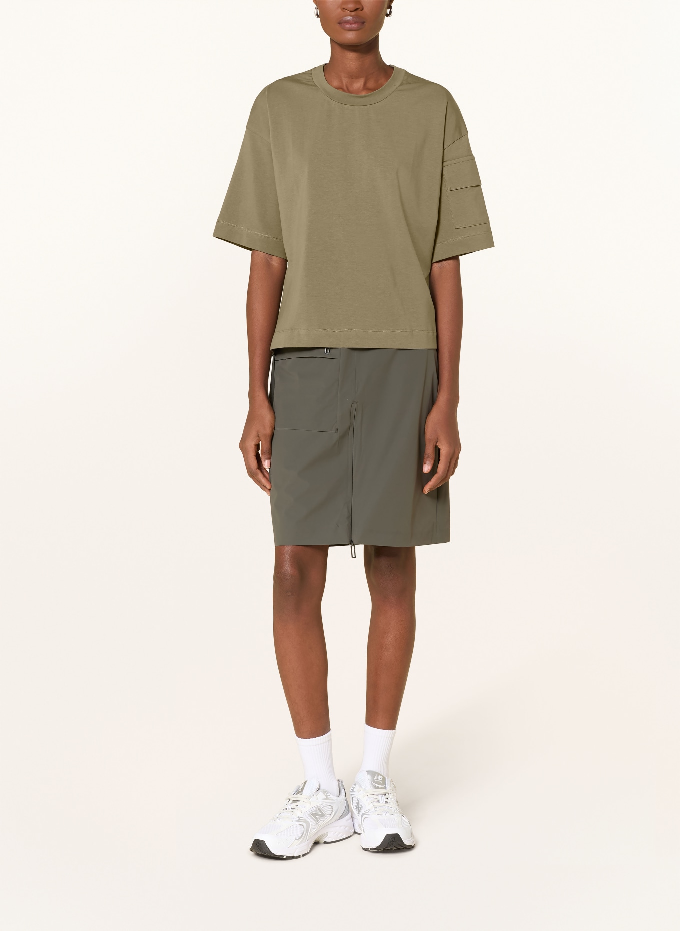 JEANNE BARET Tričko POLYNESIA: KHAKI