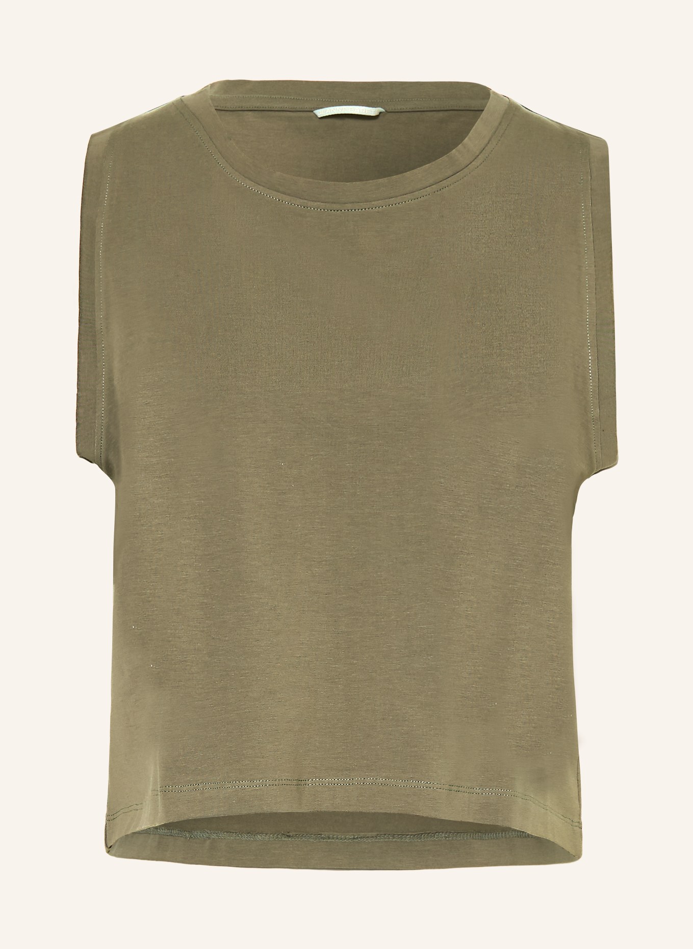 JEANNE BARET Top POLYNESIE: KHAKI