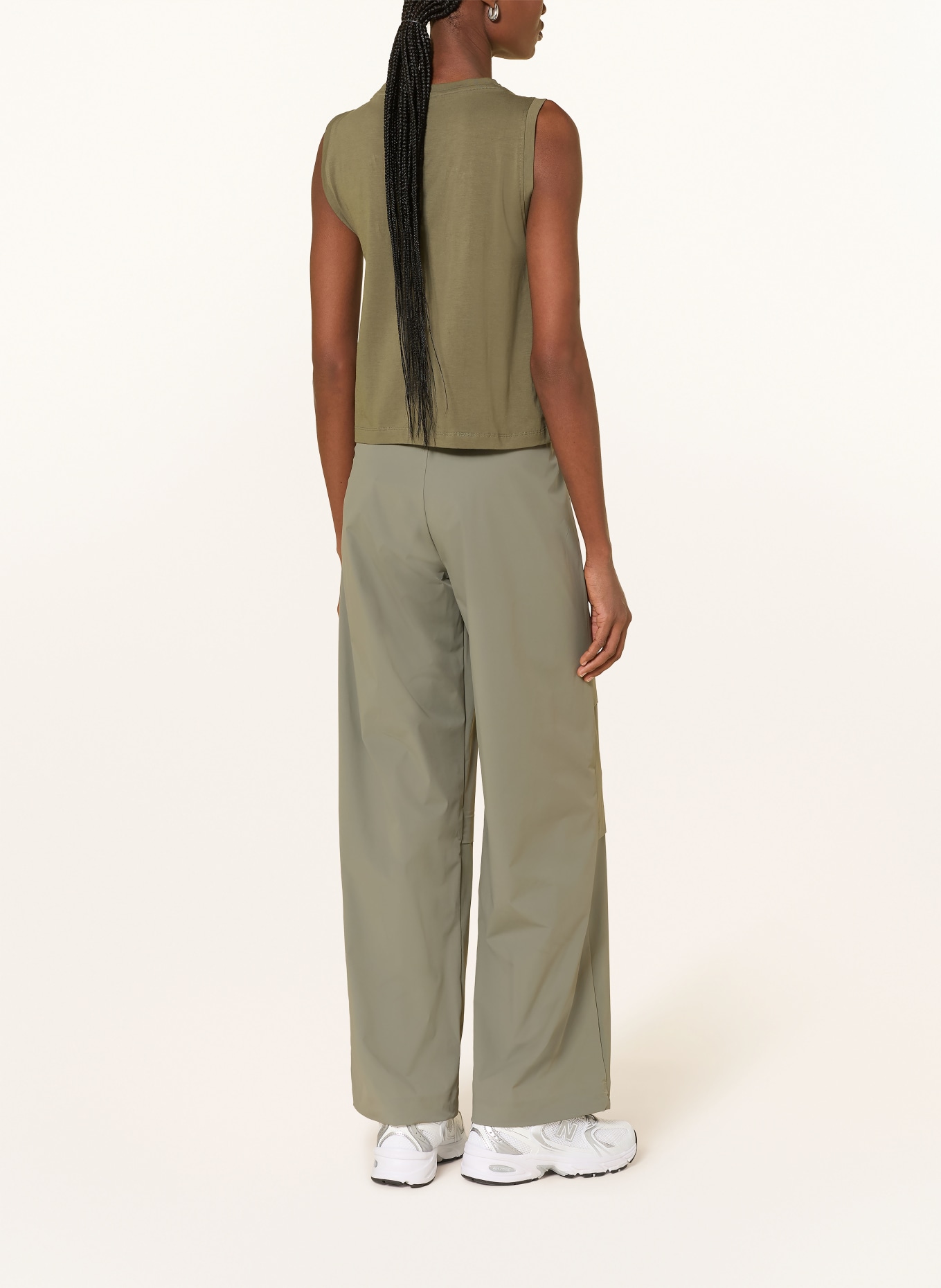 JEANNE BARET Top POLYNESIE: KHAKI