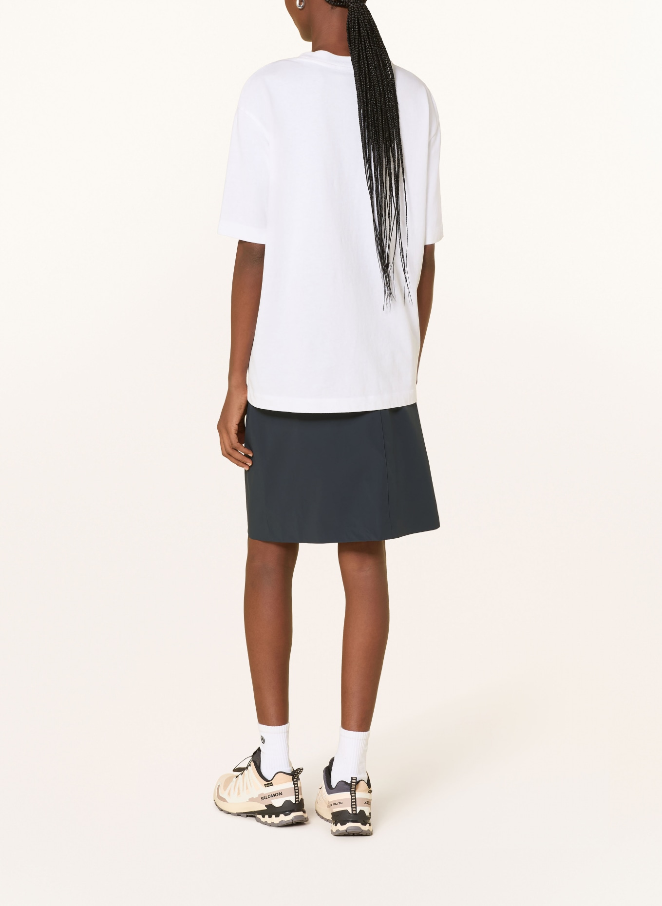 JEANNE BARET Sukně SUMATRA: TMAVĚ ŠEDÁ