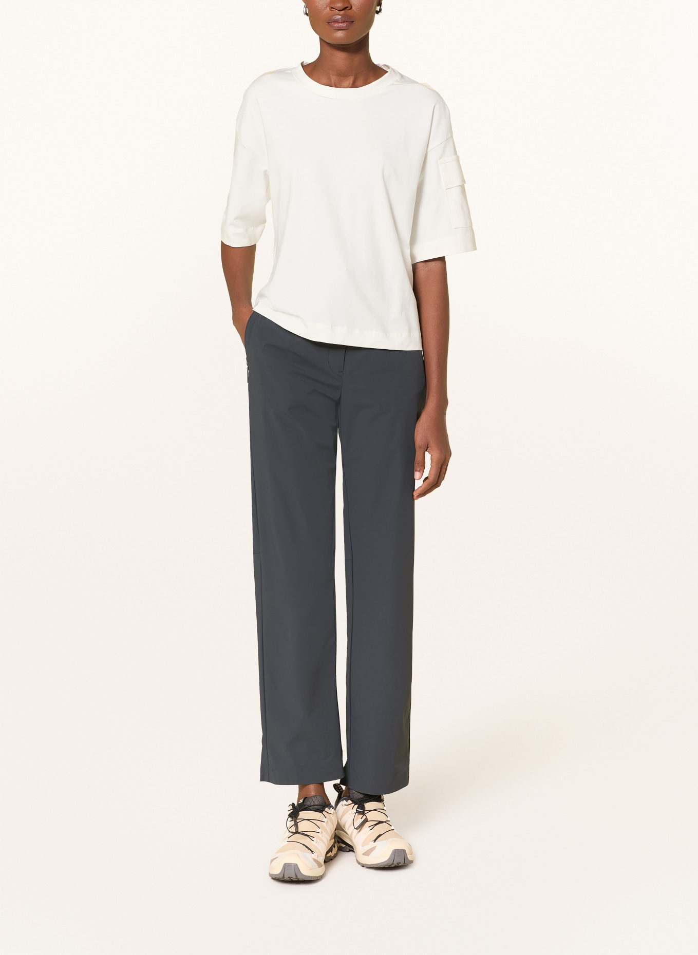 JEANNE BARET SUMATRA pants: DARK GRAY