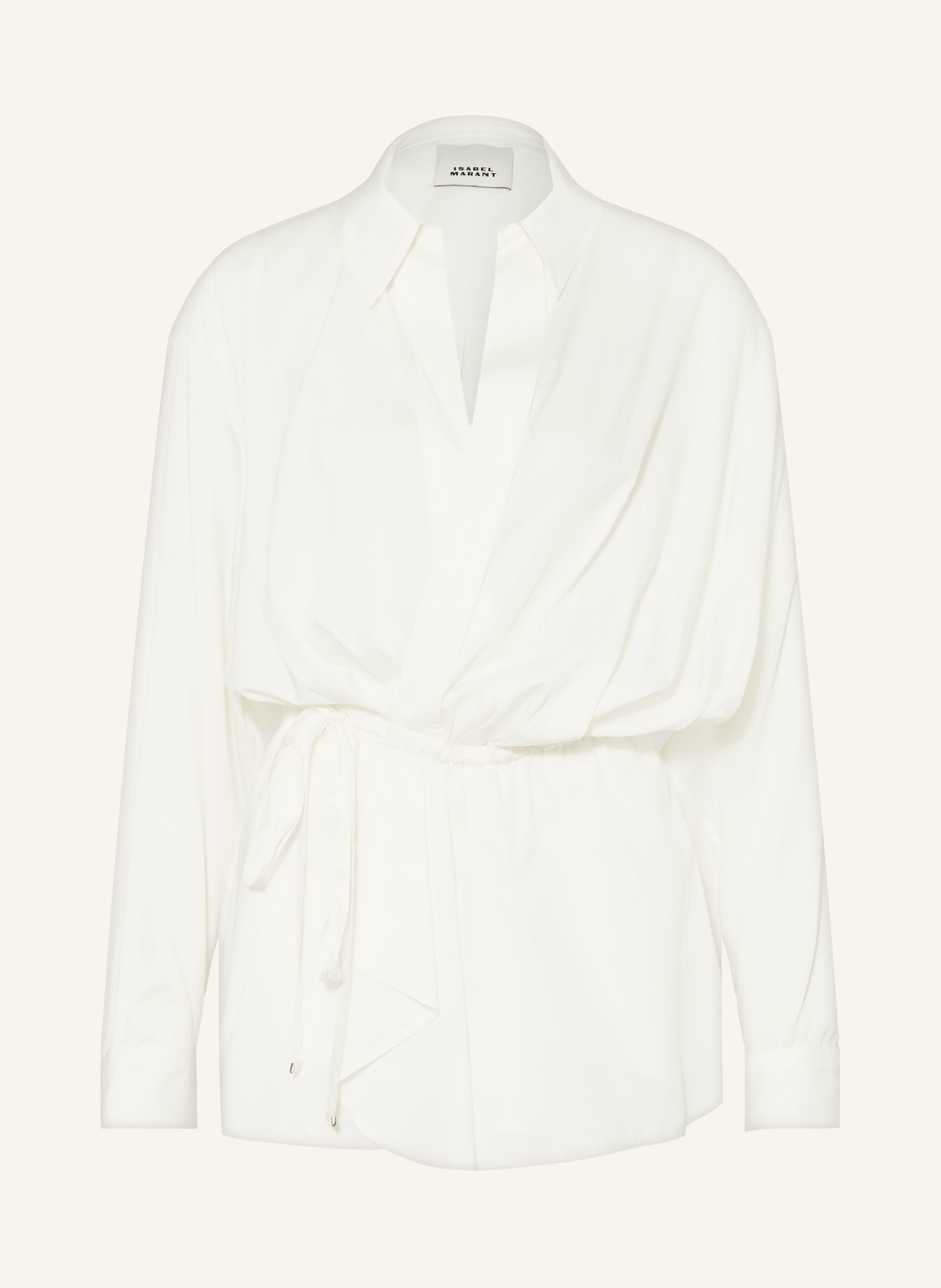 ISABEL MARANT Wickelbluse KEREN: WEISS