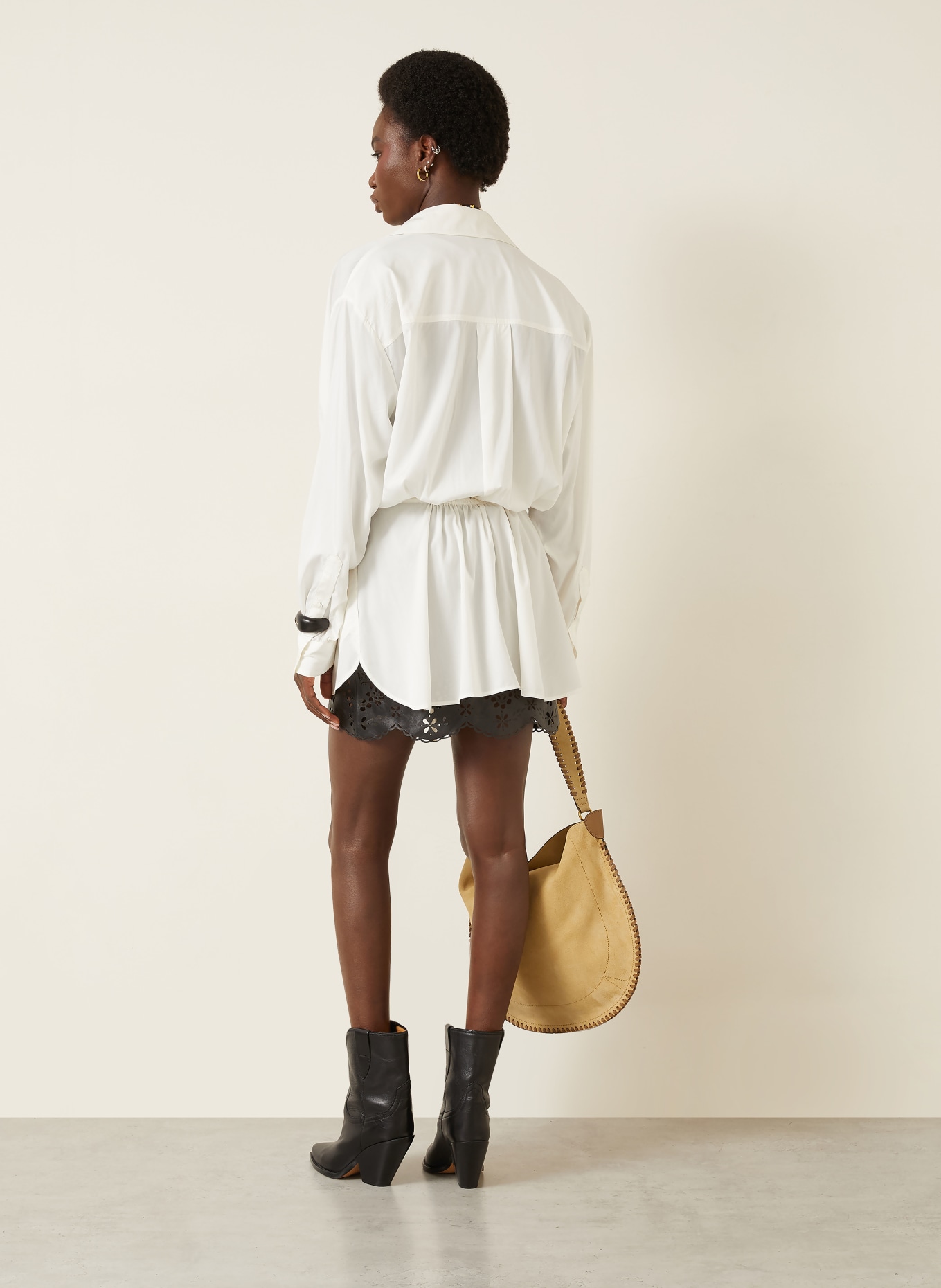 ISABEL MARANT Wickelbluse KEREN: WEISS