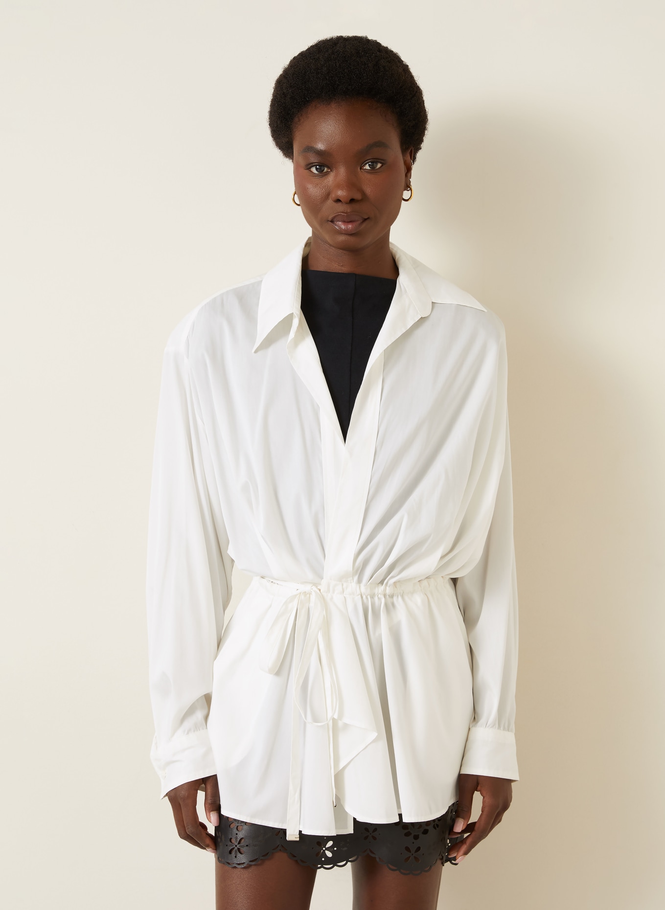 ISABEL MARANT Wickelbluse KEREN: WEISS