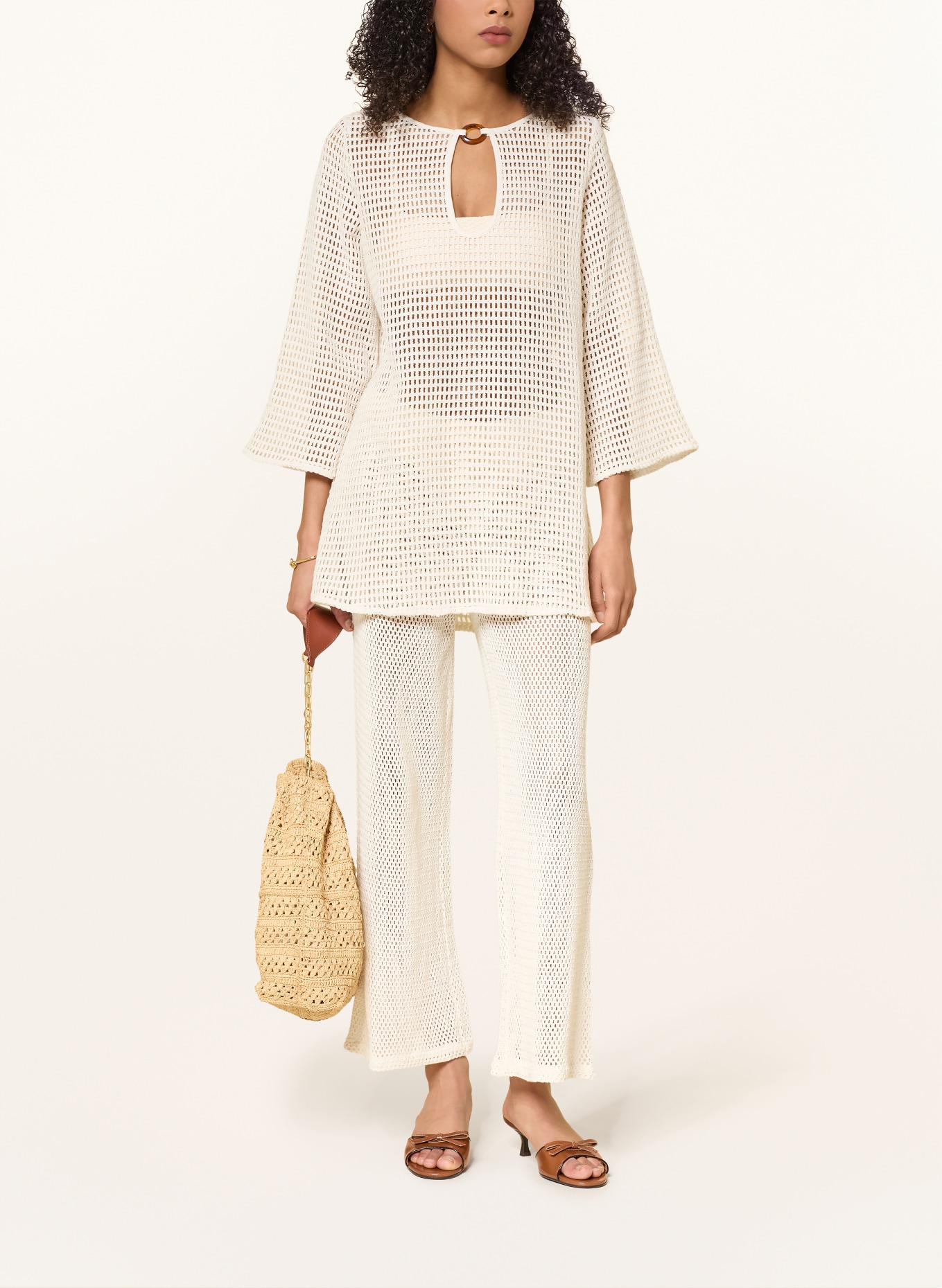 MRS & HUGS Strandkleid: ECRU