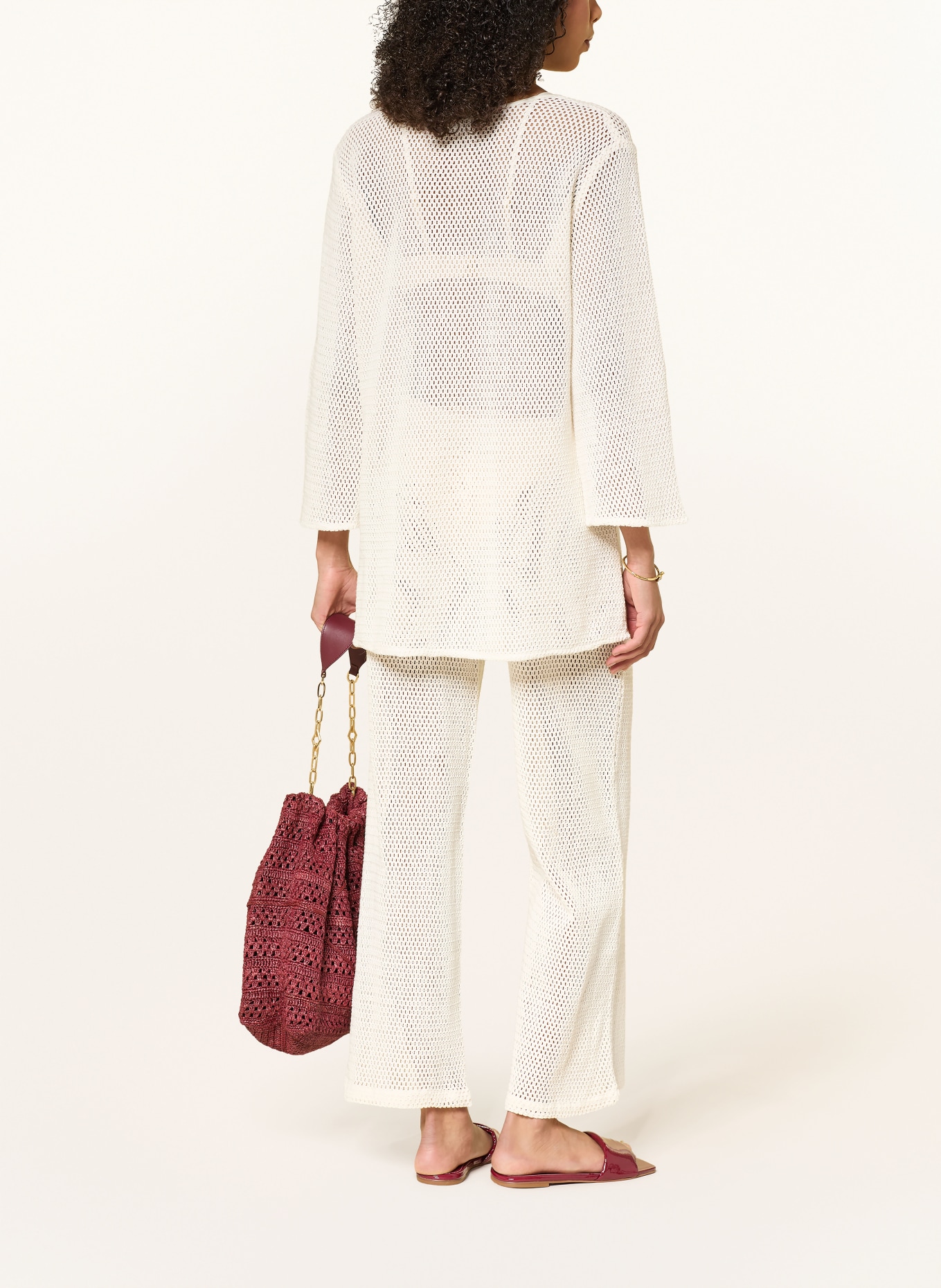 MRS & HUGS crochet tunic: ECRU