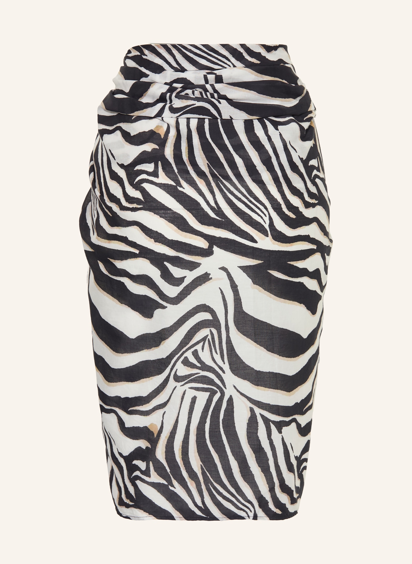 MRS & HUGS Pareo: KRÉMOVÁ / SVĚTLE HNĚDÁ / ČERNÁ