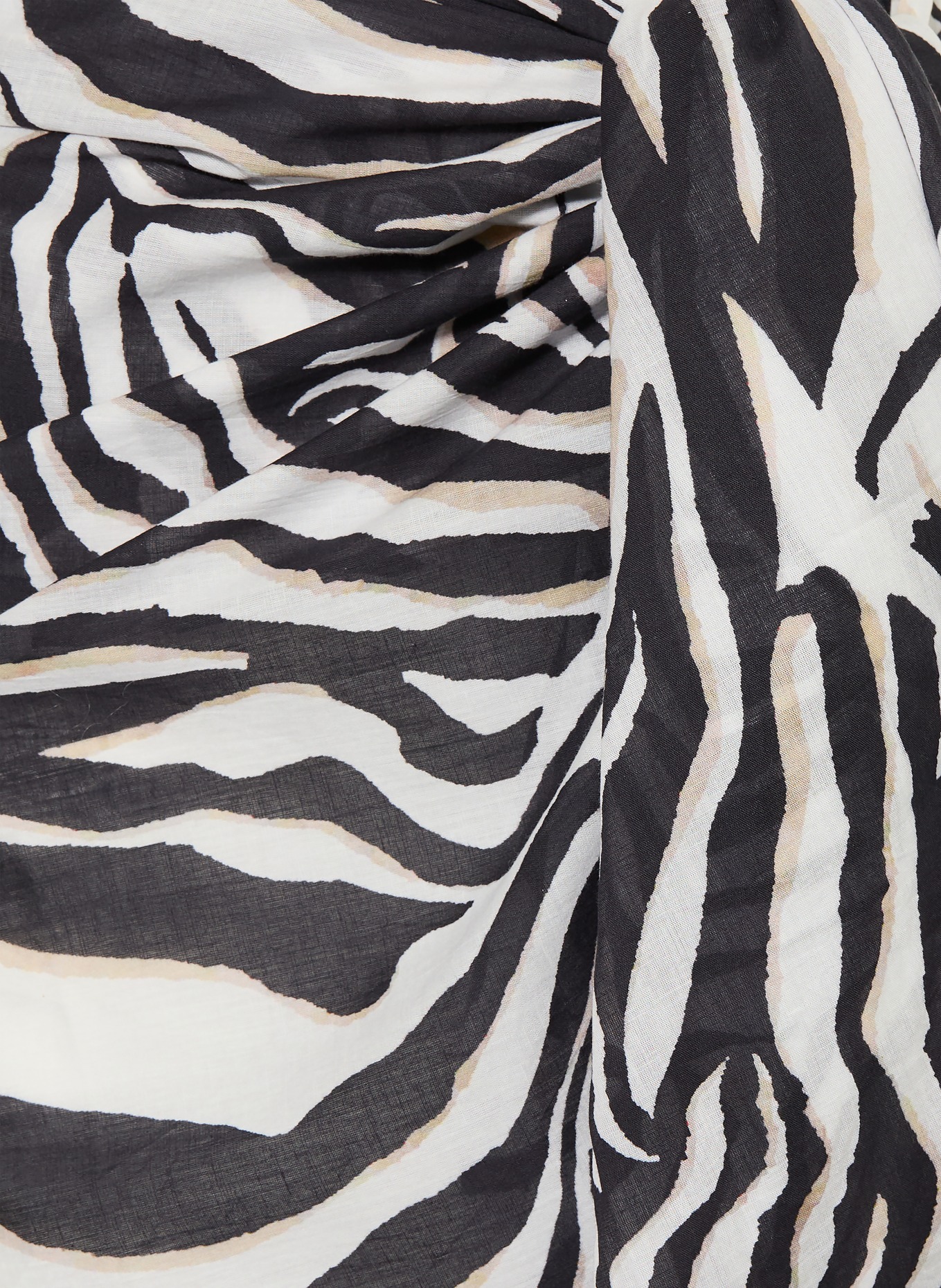 MRS & HUGS Pareo: KRÉMOVÁ / SVĚTLE HNĚDÁ / ČERNÁ