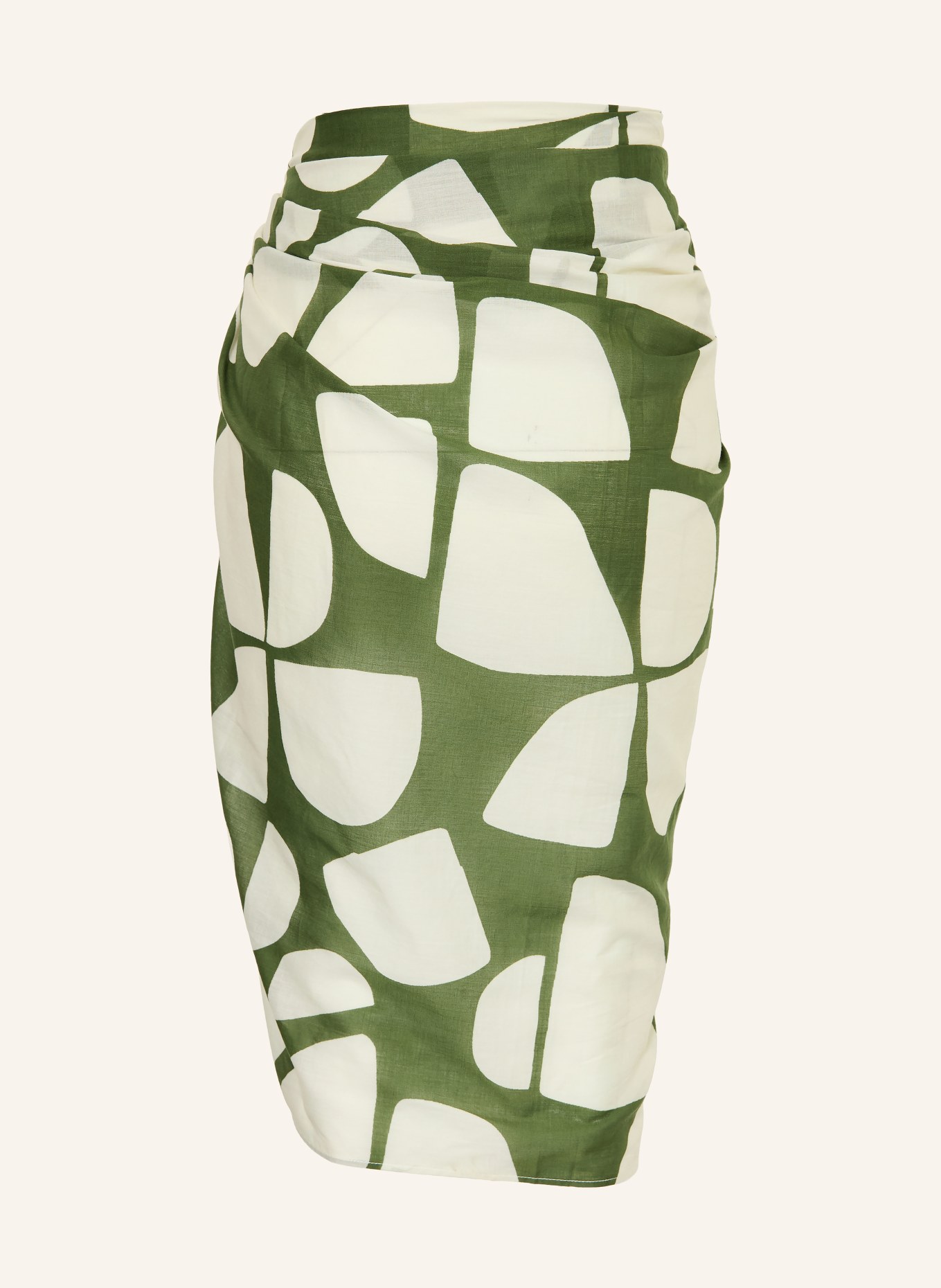 MRS & HUGS Pareo: KRÉMOVÁ / ZELENÁ