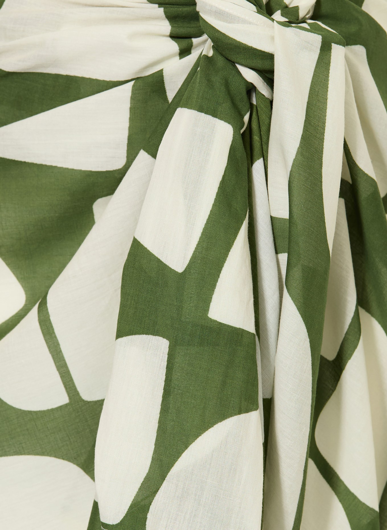 MRS & HUGS Pareo: KRÉMOVÁ / ZELENÁ