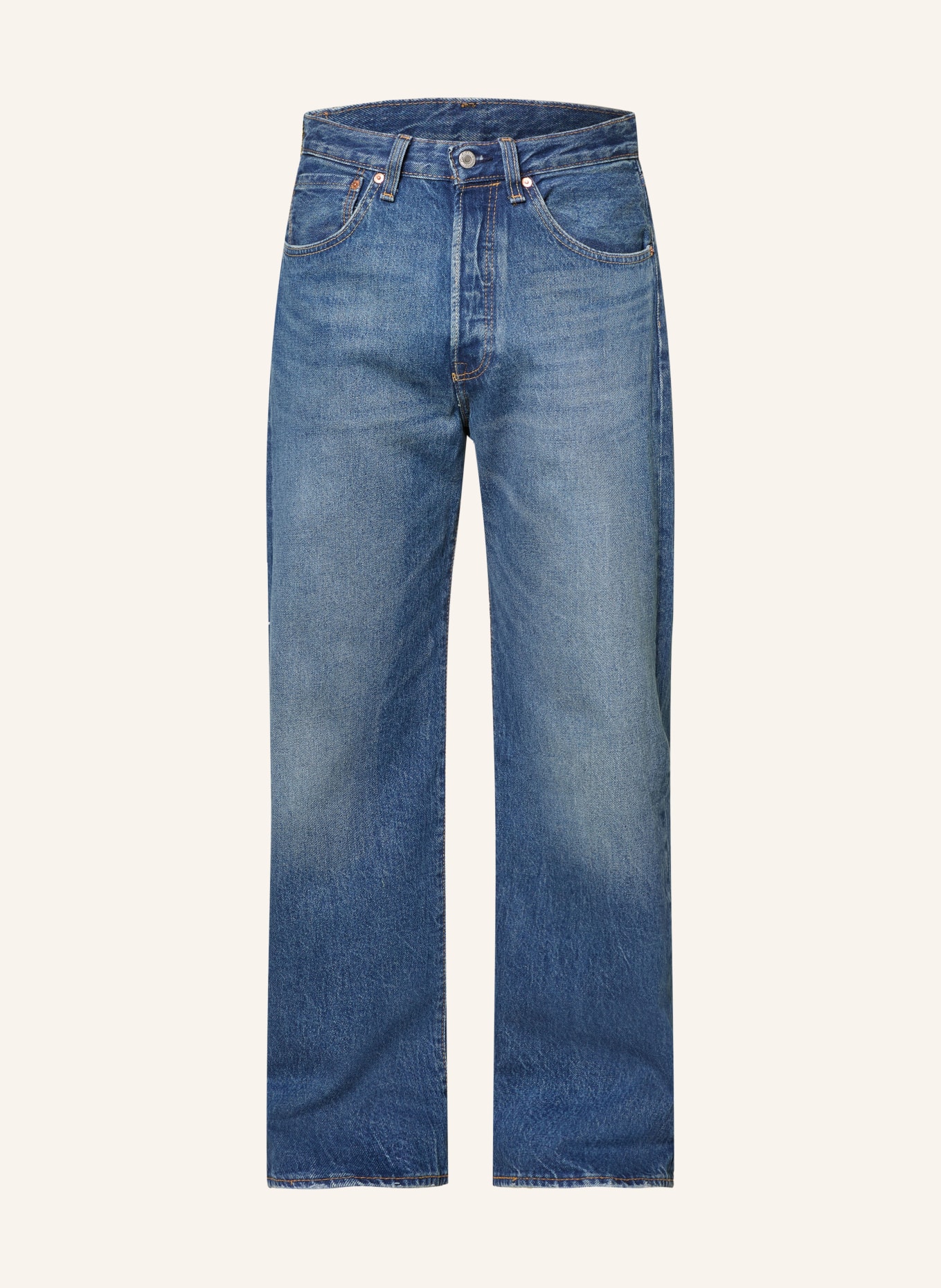 Levi's® Jeans 501® coupe ample: 07 Med Indigo - Worn In