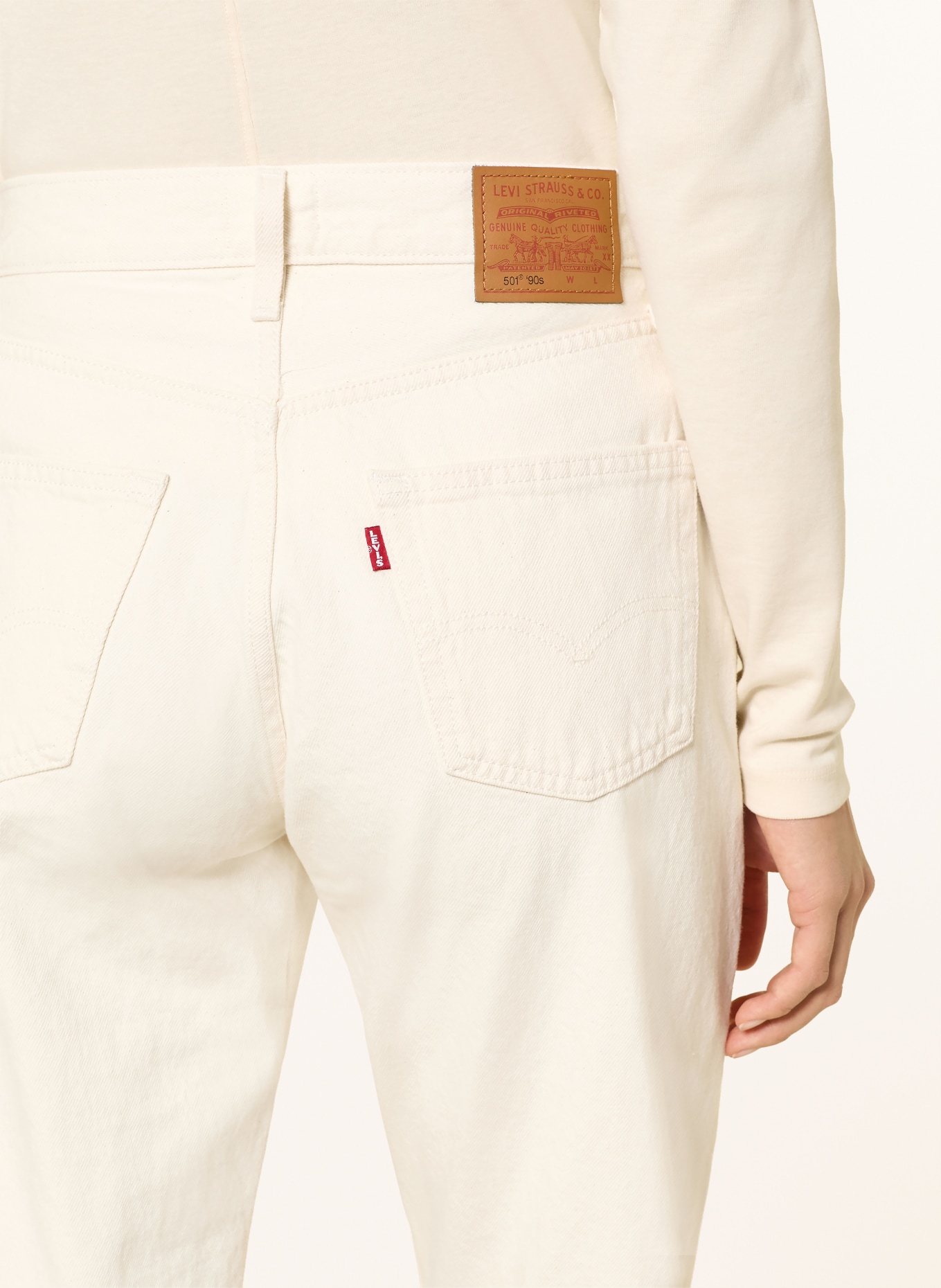 Levi's® Rovné džíny 501: 32 Whites