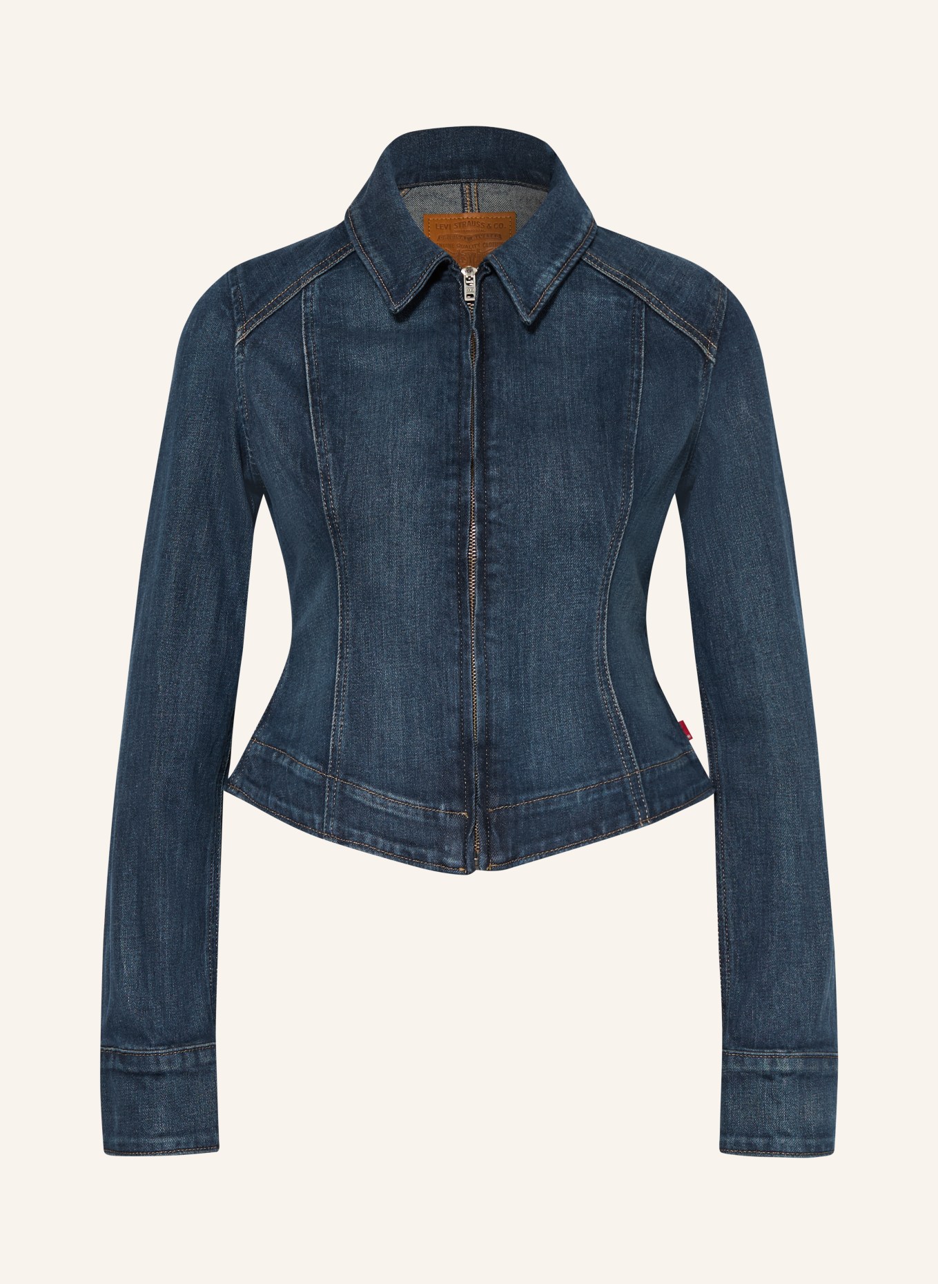 Levi's® denim jacket: 03 Dark Indigo - Worn In