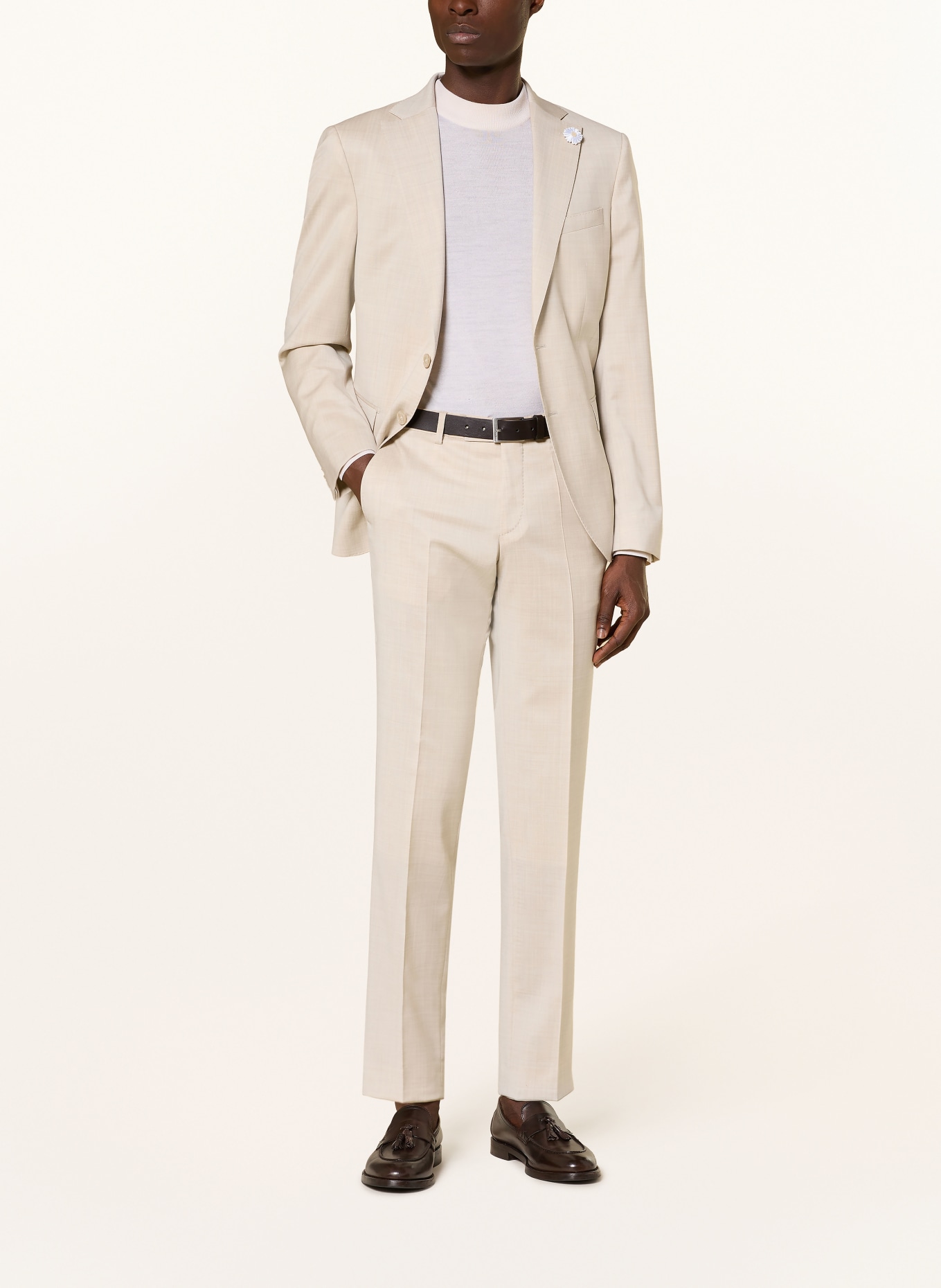 BALDESSARINI Oblekové kalhoty MASSA Extra Slim Fit: 8533 Island Fossil Melange