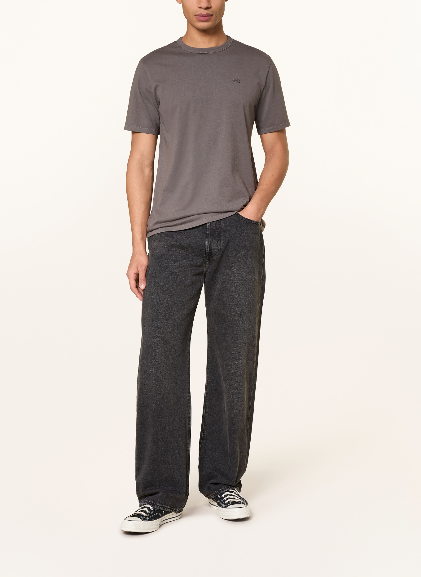 Levi's® T-Shirt: DUNKELGRAU