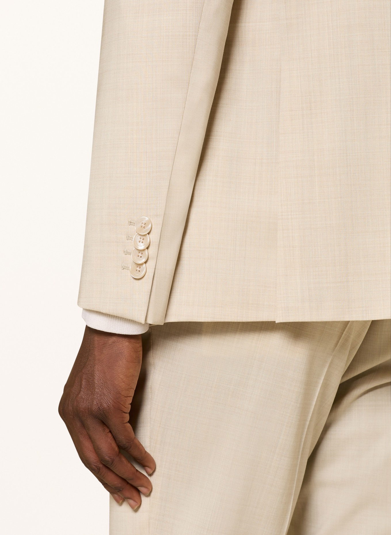 BALDESSARINI Sako Extra Slim Fit: 8533 Island Fossil Melange