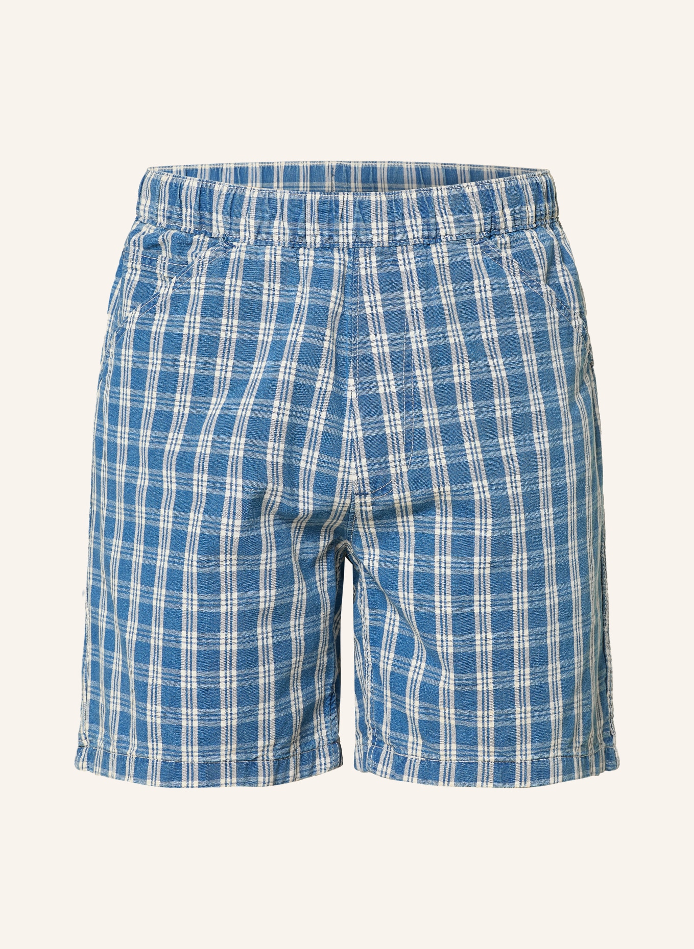 Levi's® Shorts: BLAU / CREME
