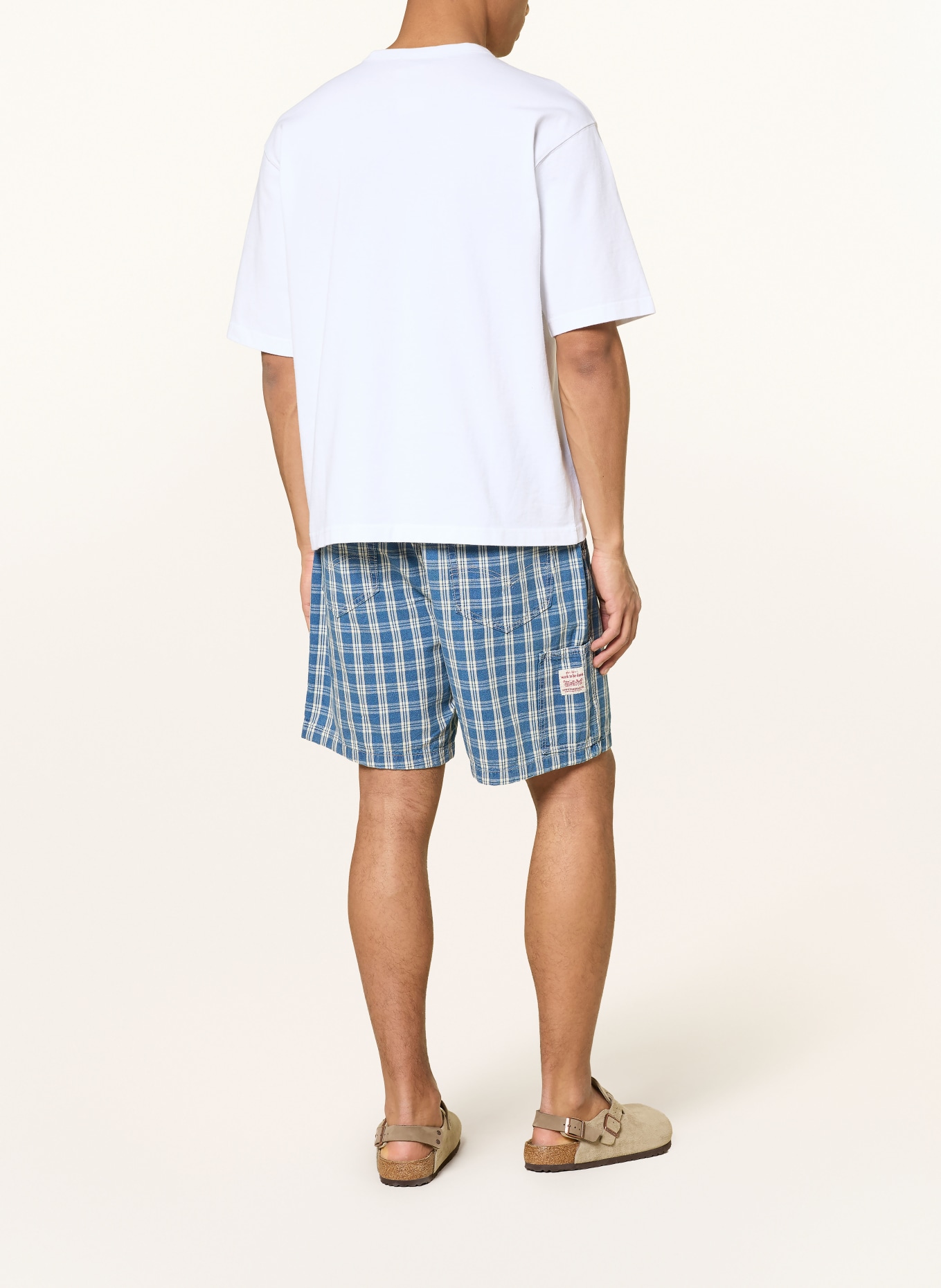 Levi's® Shorts: BLAU / CREME