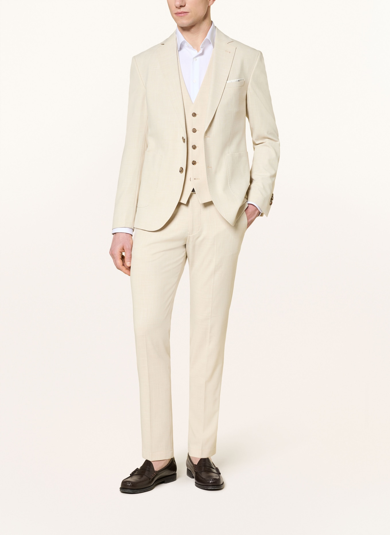 CINQUE Anzugweste CIVITRA Regular Fit: 23 BRAUN