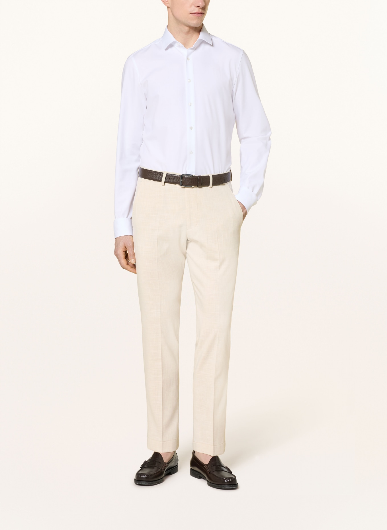 CINQUE Anzughose CIBEPPE Tapered Fit: 23 BRAUN