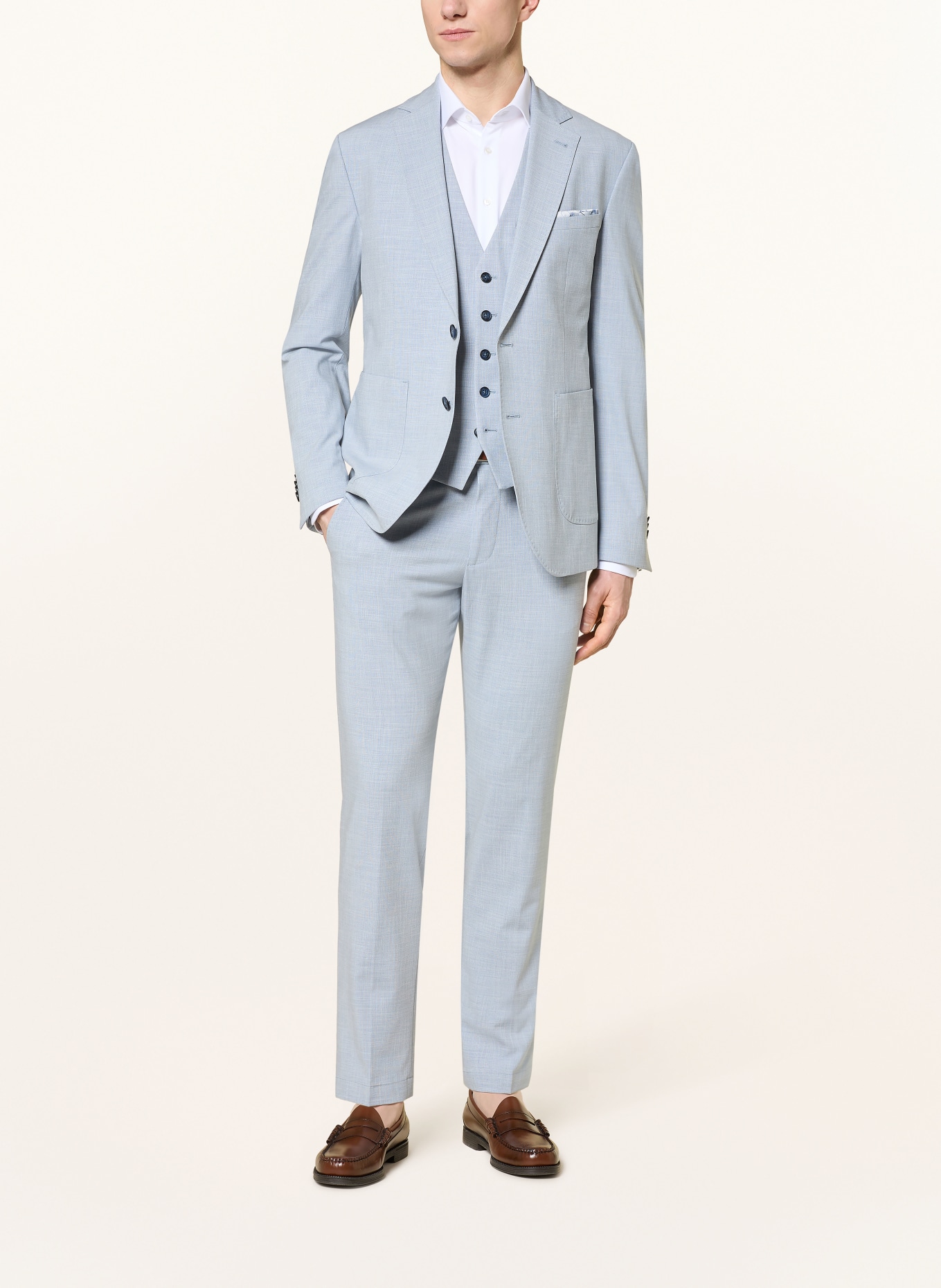 CINQUE Anzughose CIBEPPE Tapered Fit: 65 BLAU