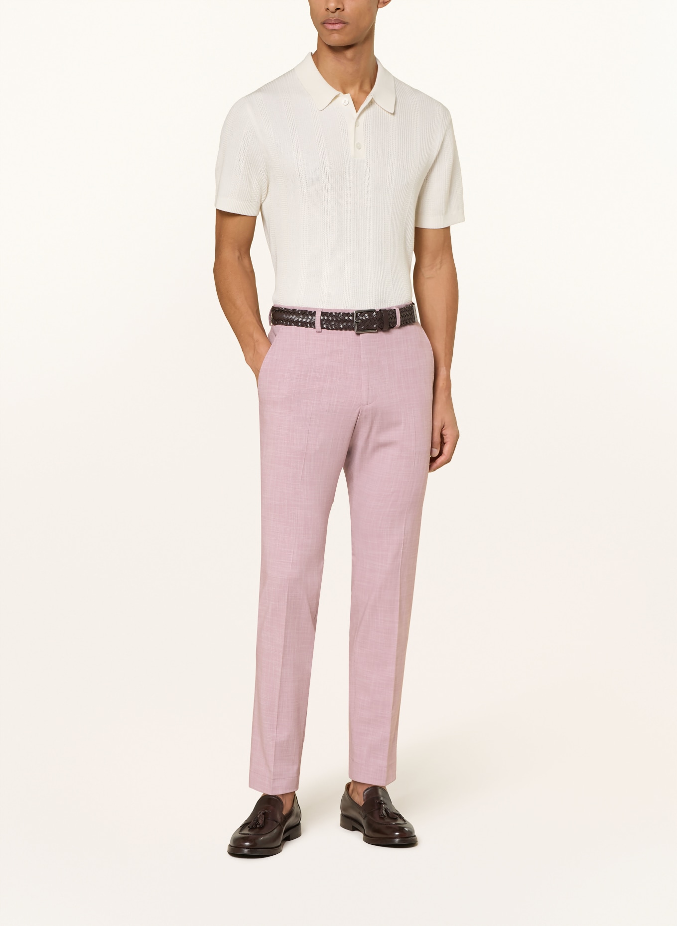 CINQUE Anzughose CIBEPPE Tapered Fit: 57 LILA