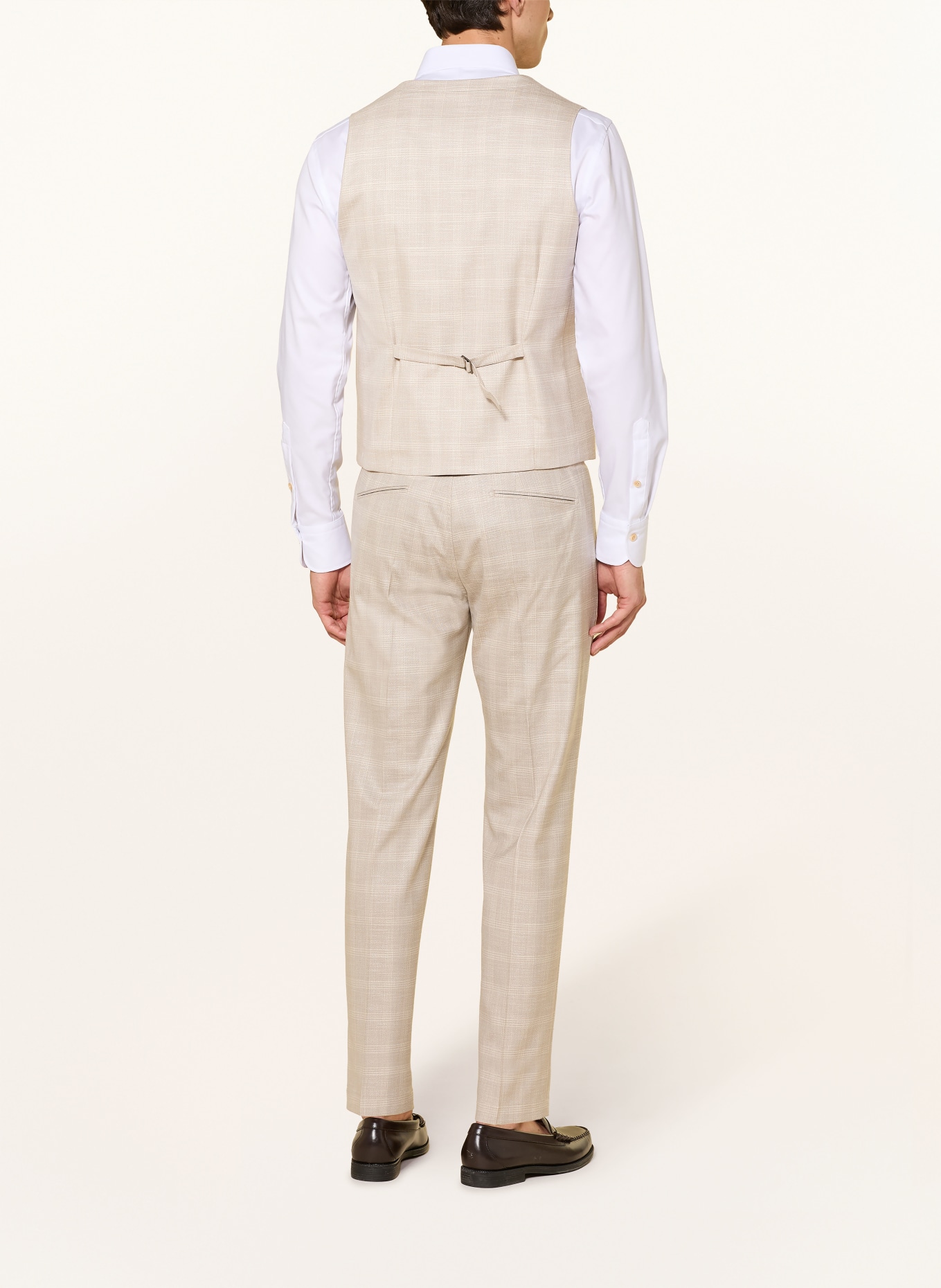 CINQUE CIVITRA Regular Fit Suit Vest: 22 hellbraun