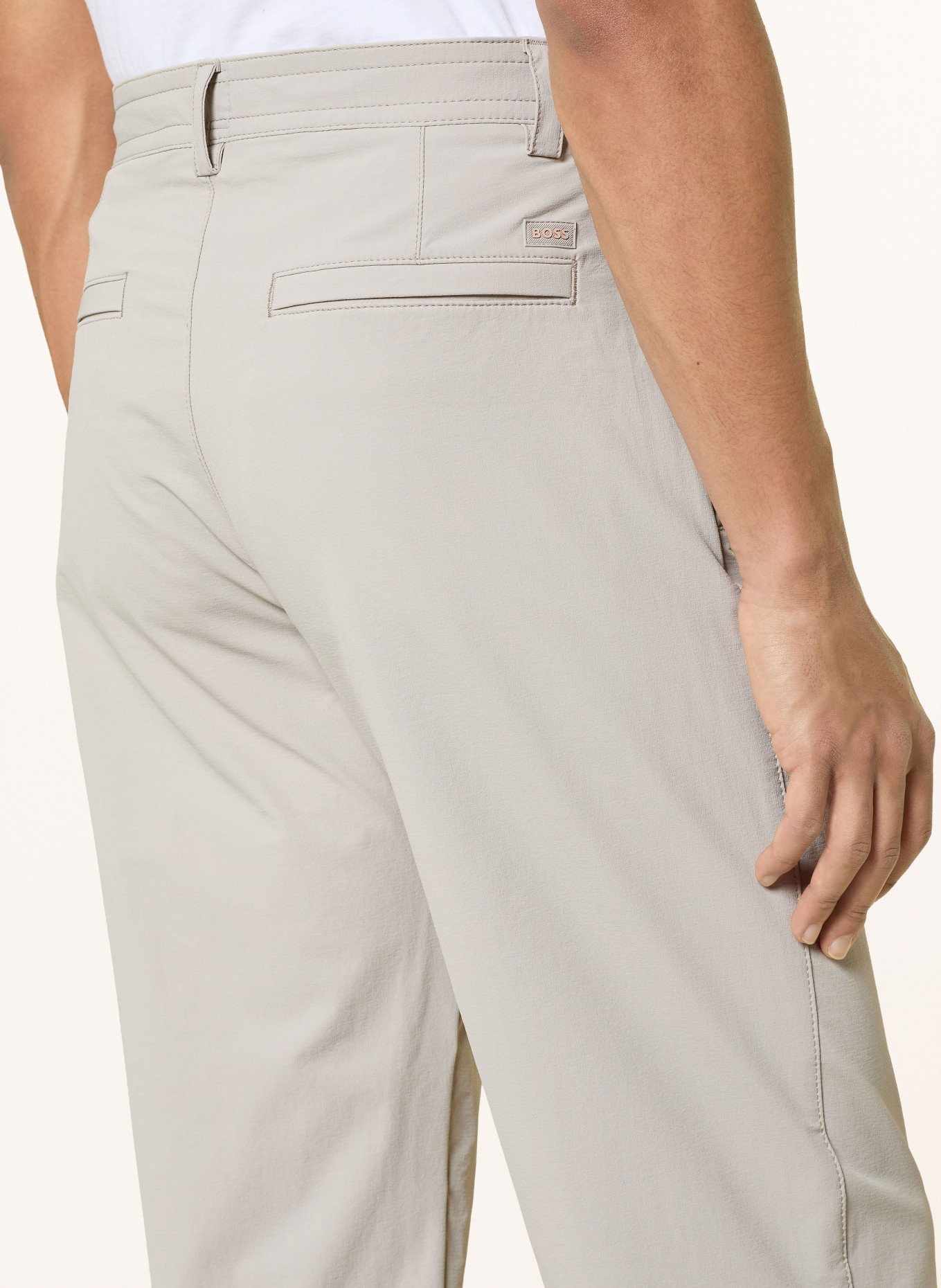 BOSS Chino Straight Tapered Fit: HELLGRAU