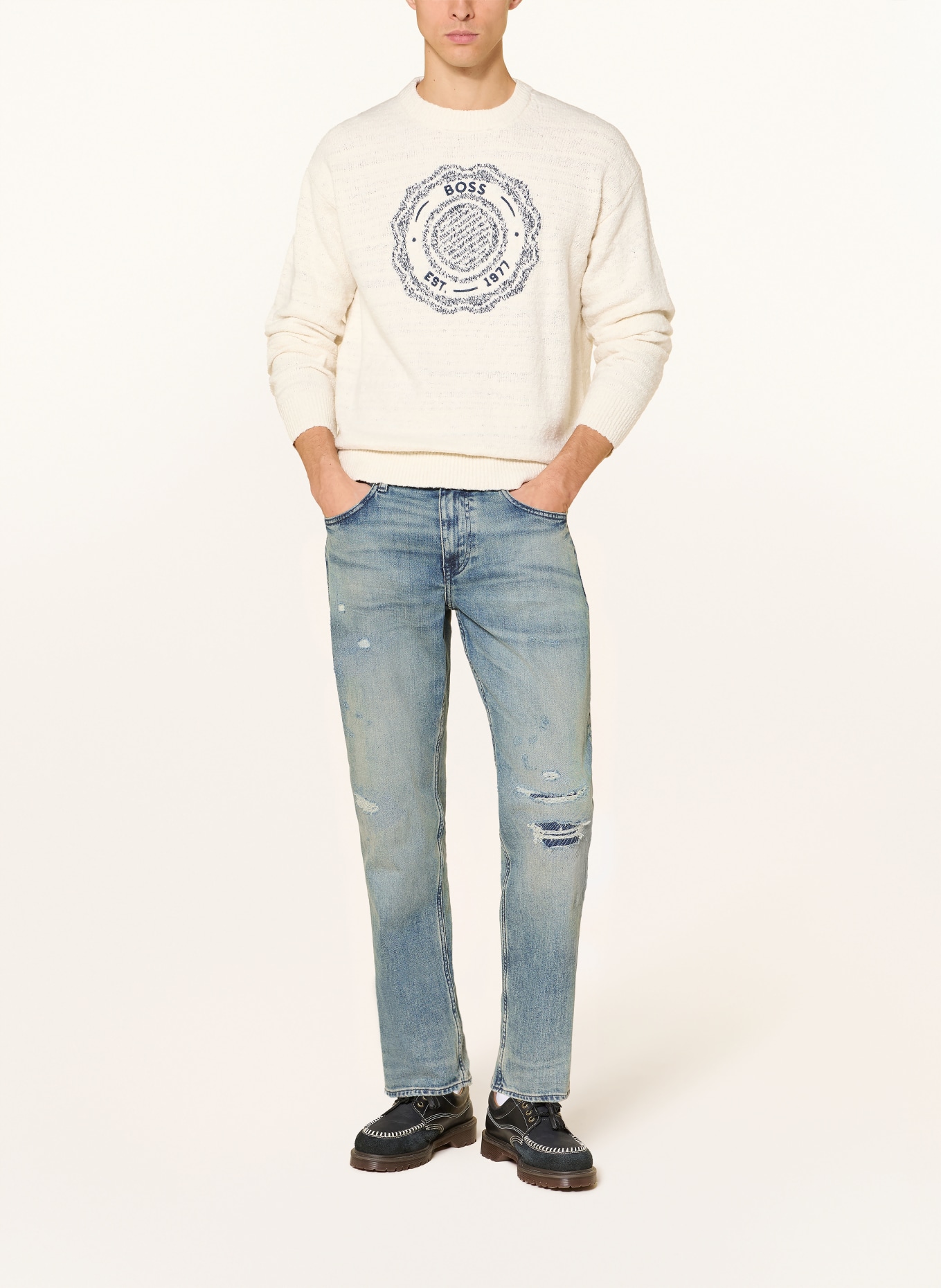 BOSS Pullover KERBERT: CREME