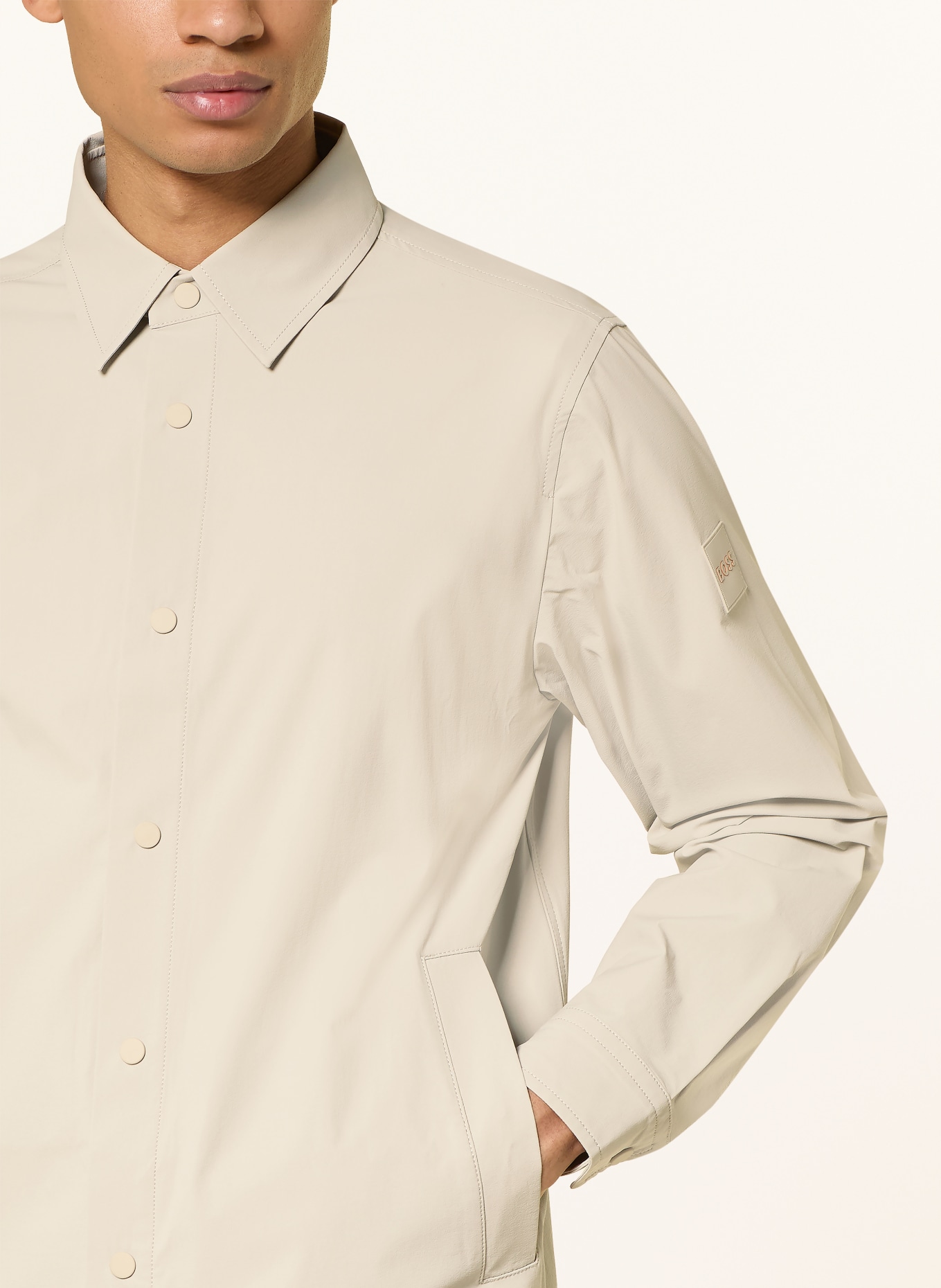 BOSS Overjacket LELDON: BEIGE