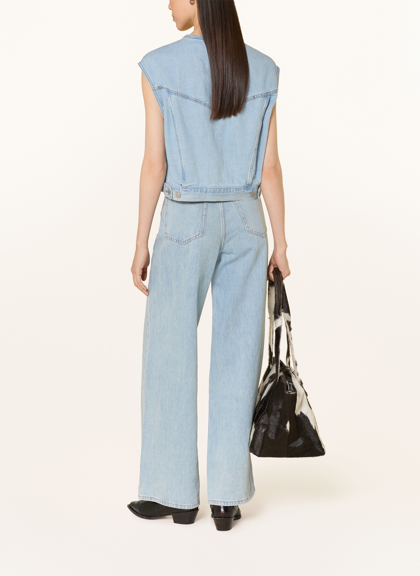 Levi's® džínová vesta: TMAVĚ MODRÁ