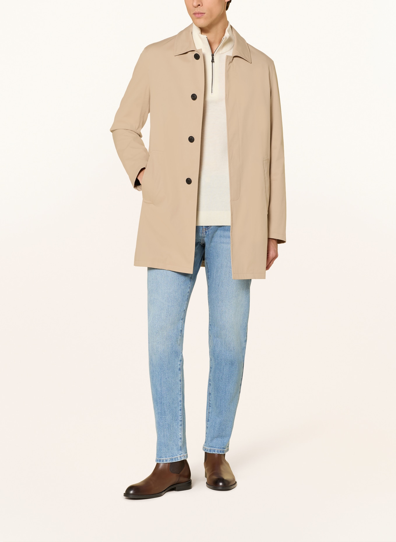 bugatti płaszcz: BEŻOWY