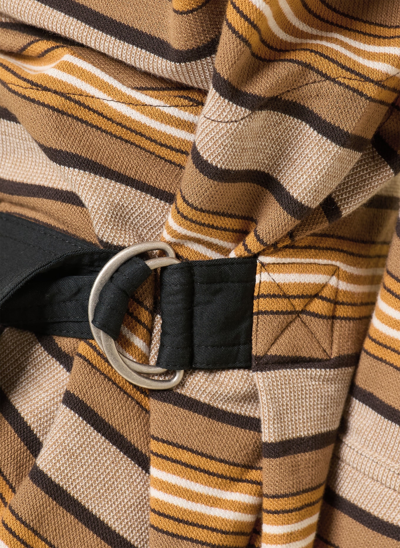 MARANT ÉTOILE Strick-Polokleid ISEA: BRAUN / DUNKELBRAUN / DUNKELORANGE