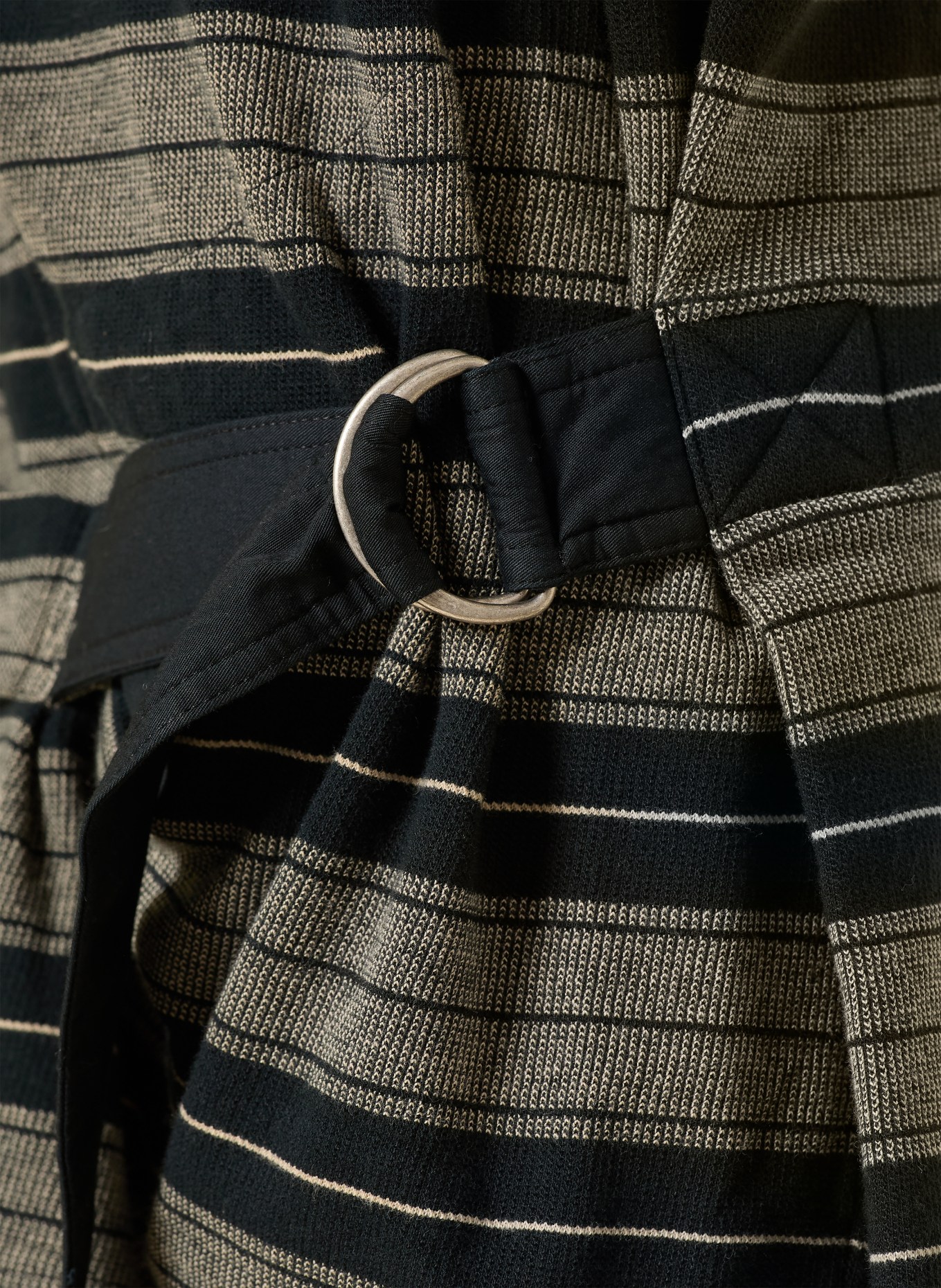 MARANT ÉTOILE Strick-Polokleid ISEA: SCHWARZ / ECRU